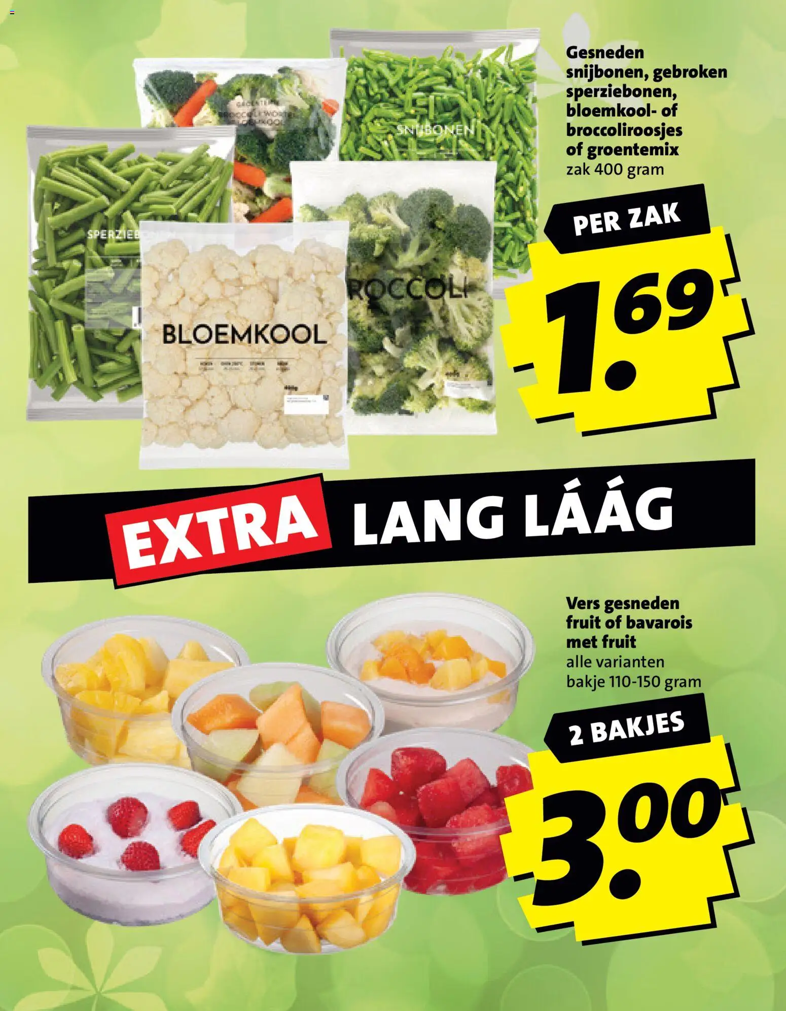 {H1} | Pagina: 5 | Producten: Groentemix, Bloemkool, Fruit, Gesneden fruit