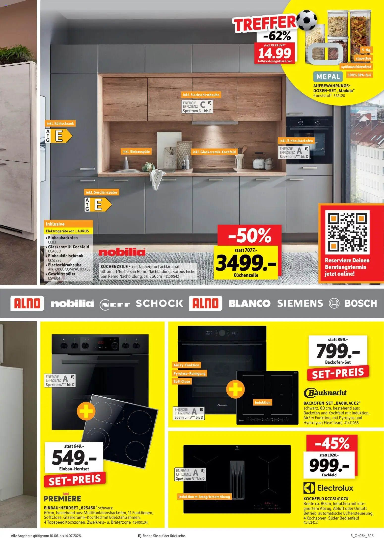 Sconto Küchenspezial – gültig ab 10.06.2026 | Seite: 5 | Produkte: Bosch, Siemens, Kochfeld, Backofen