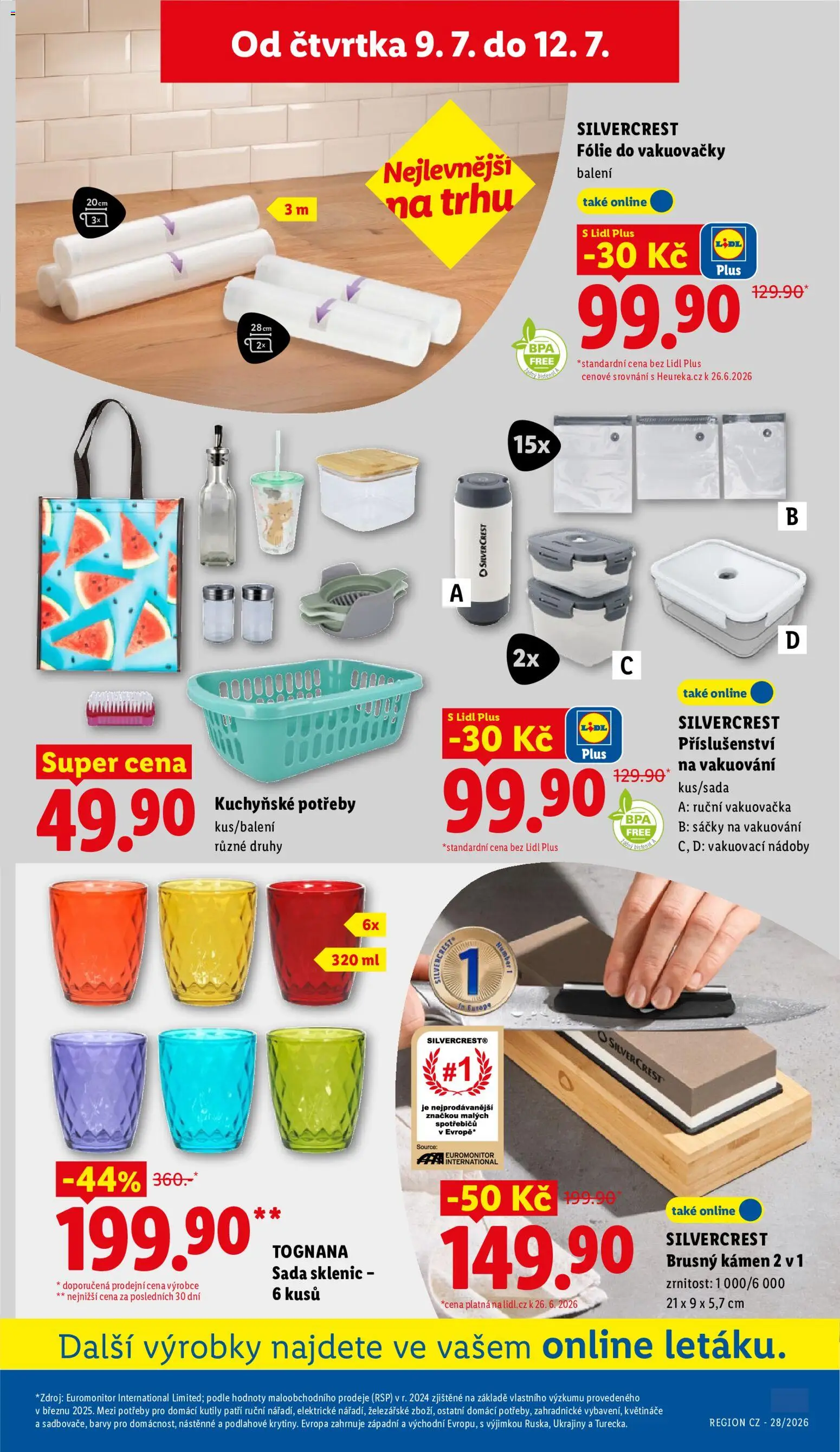 Lidl leták - Spotřební zboží od 06.07.2026 | Strana: 13 | Produkty: Vakuovačka, Květináče, Fólie, Fólie do vakuovačky