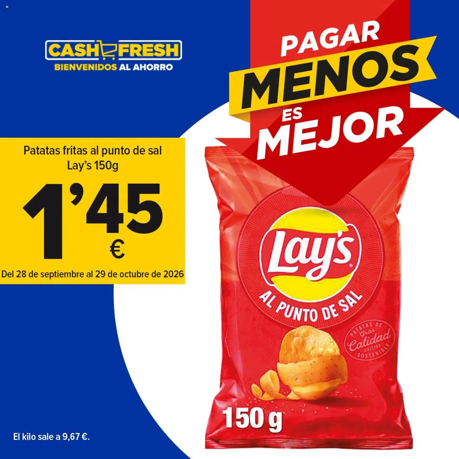 Cash Fresh Monta el mejor plan con tus marcas favoritas │ válido desde el 28/09/2026 | Página: 3 | Productos: Patatas, Patatas fritas, Sal