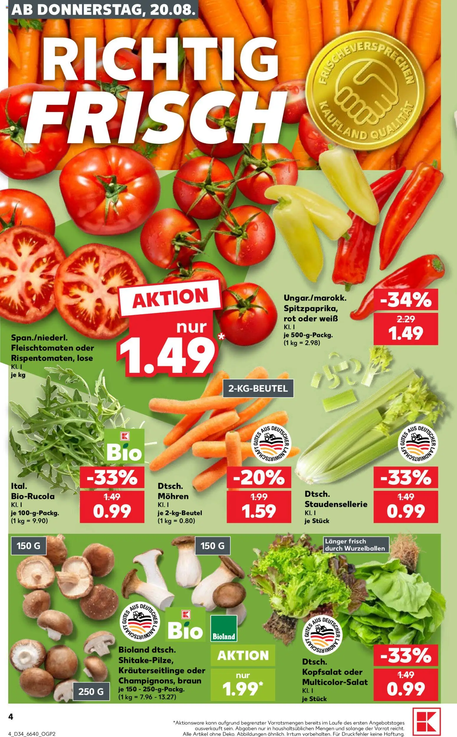 Kaufland Německo leták od 20.08.2026 | Strana: 4