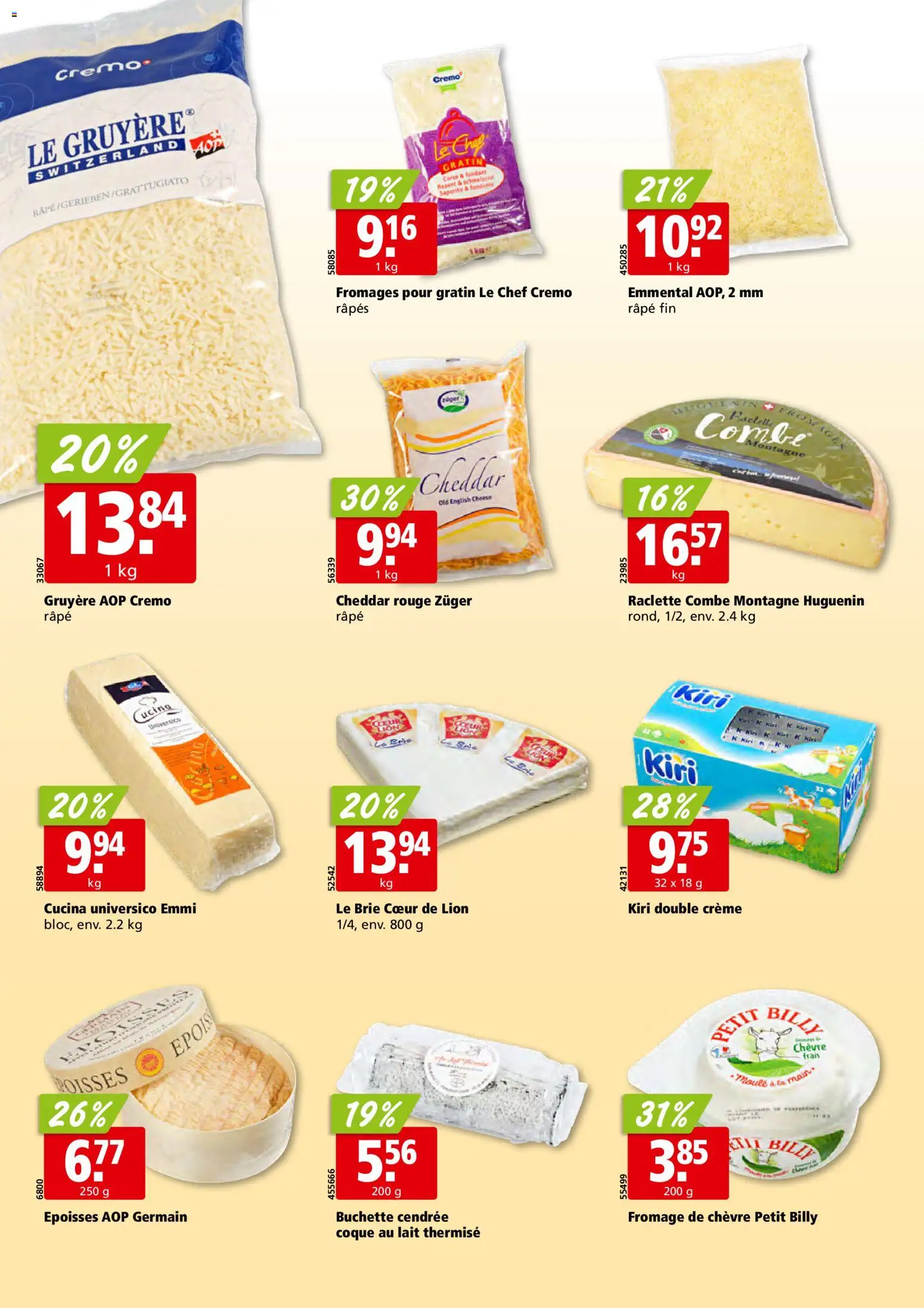 Aligro aktionen Chavannes, Matran, Genève, Sion – gültig ab 15.06.2026 | Seite: 16 | Produkte: Rouge, Raclette, Creme