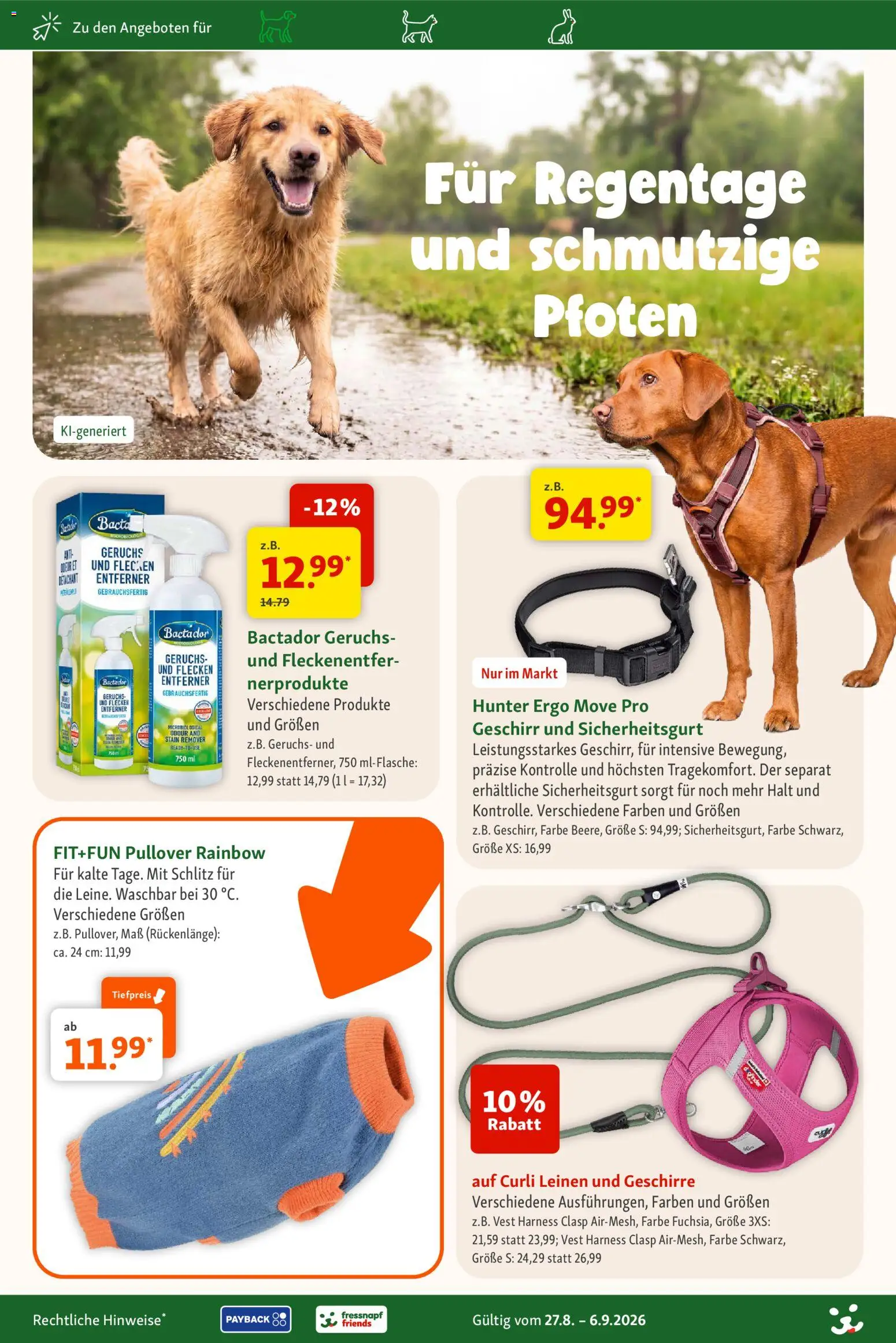 Fressnapf Prospekt – gültig ab 27.08.2026 | Seite: 17 | Produkte: Pullover