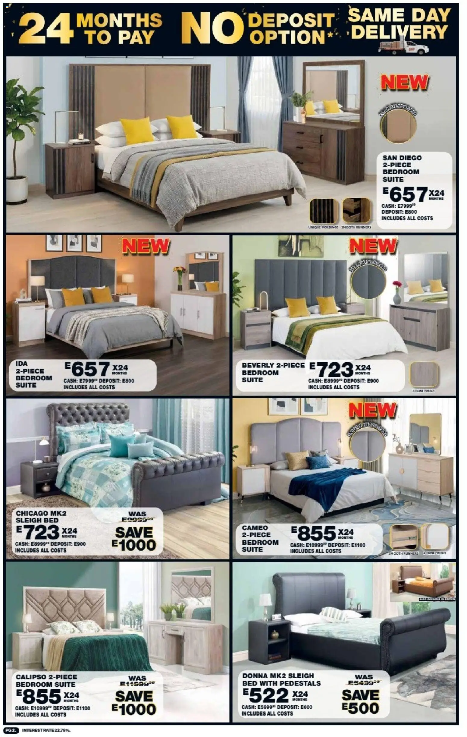New Lewis Stores catalogue – valid from 10/08/2026 | Page: 2 | Products: Bed