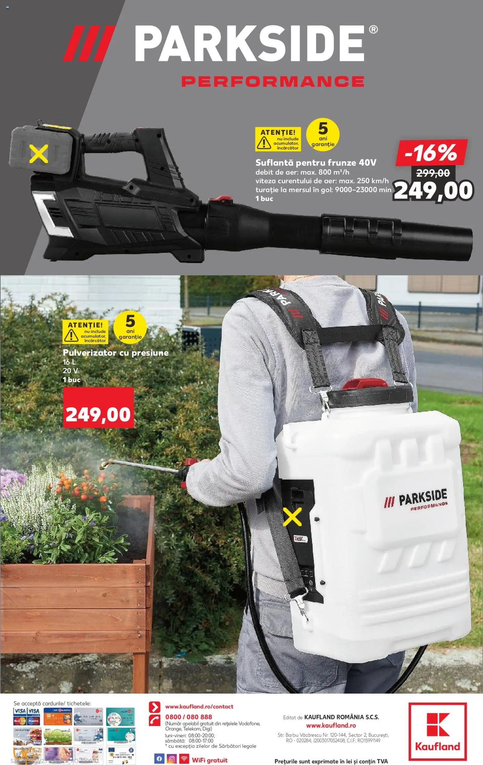 Kaufland RO akciós ujság - amely érvényes a következő dátumtól: 03.06.2026 | Oldal: 32 | Termékek: Parkside