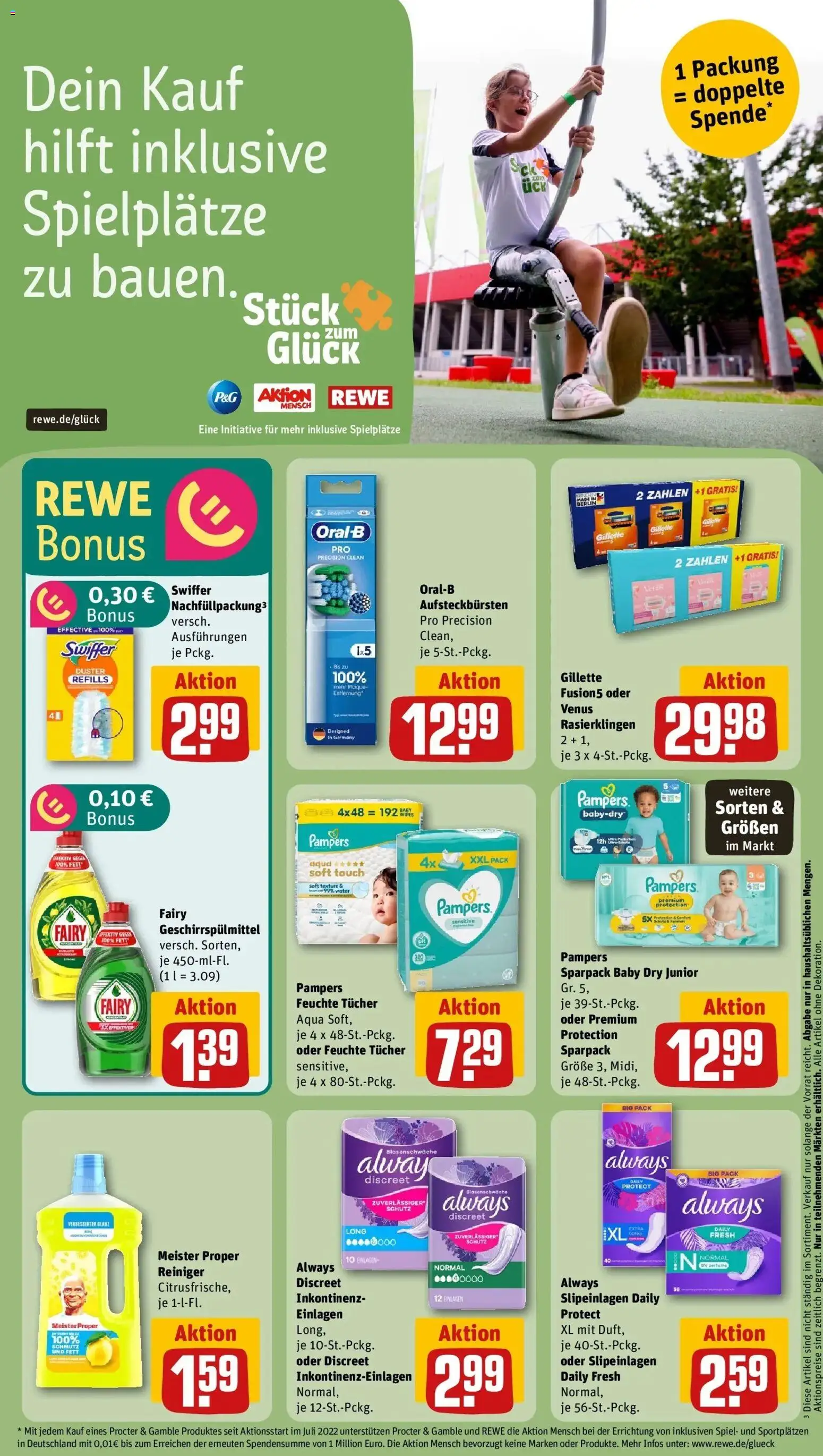 Rewe Prospekt Wilhermsdorf	 – gültig ab 27.04.2026 | Seite: 23 | Produkte: Spiel, Pampers, Geschirrspülmittel, Swiffer