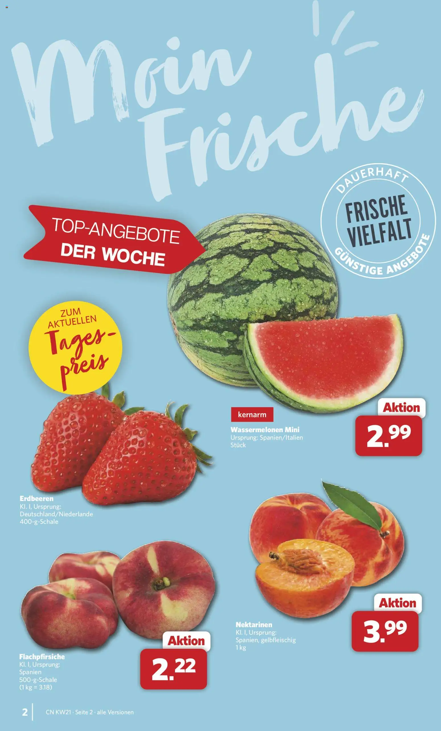 Combi Prospekt 	 – gültig ab 18.05.2026 | Seite: 2 | Produkte: Nektarinen, Erdbeeren