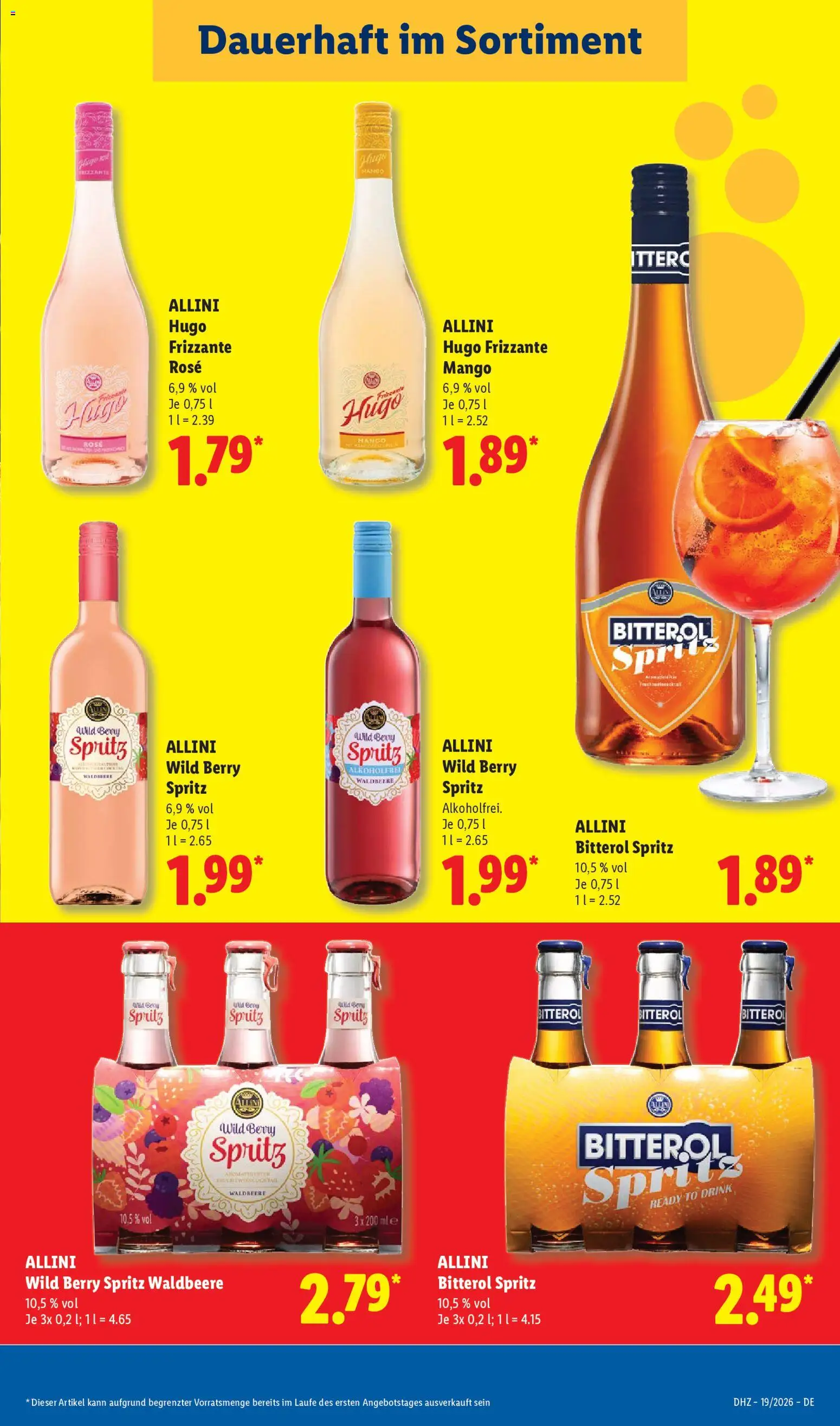 Lidl Prospekt – gültig ab 04.05.2026 | Seite: 25 | Produkte: Sprite, Mango, Hugo