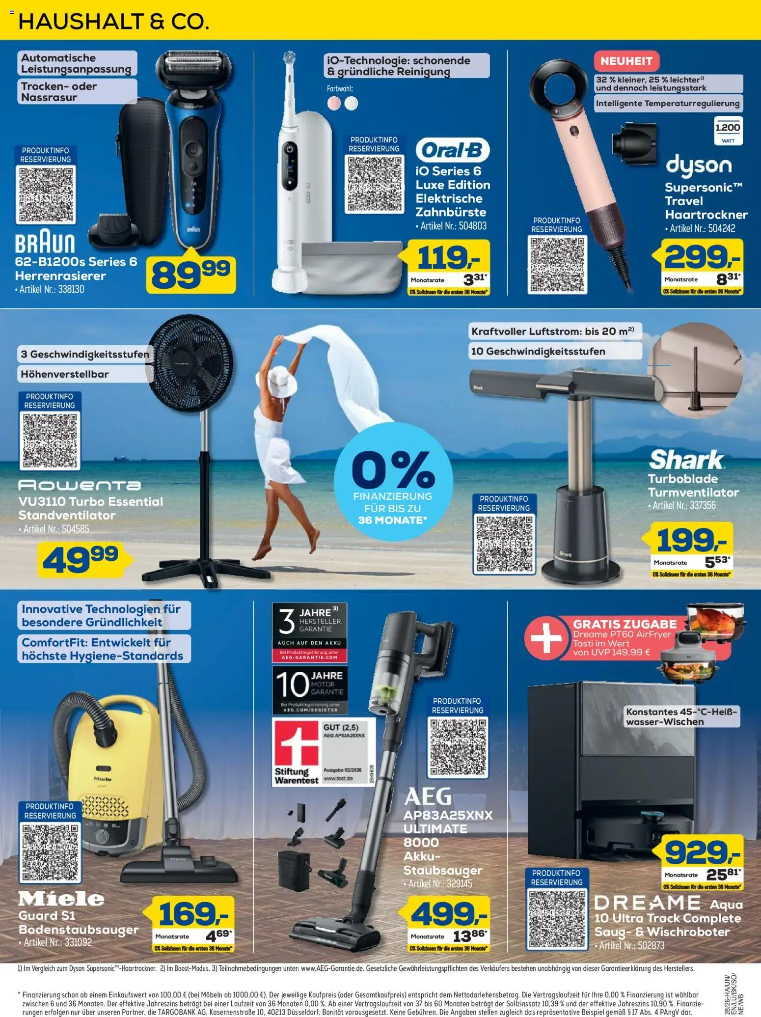 Euronics Prospekt Berlet – gültig ab 25.06.2026 | Seite: 14 | Produkte: Miele, Dyson, Staubsauger, Turmventilator
