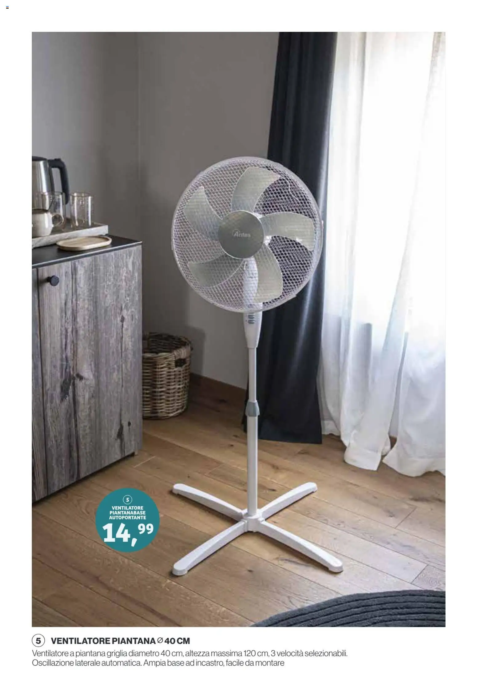 Volantino IN's del 13/05/2026 | Pagina: 6 | Prodotti: Ventilatore, Ventilatore a piantana, Griglia