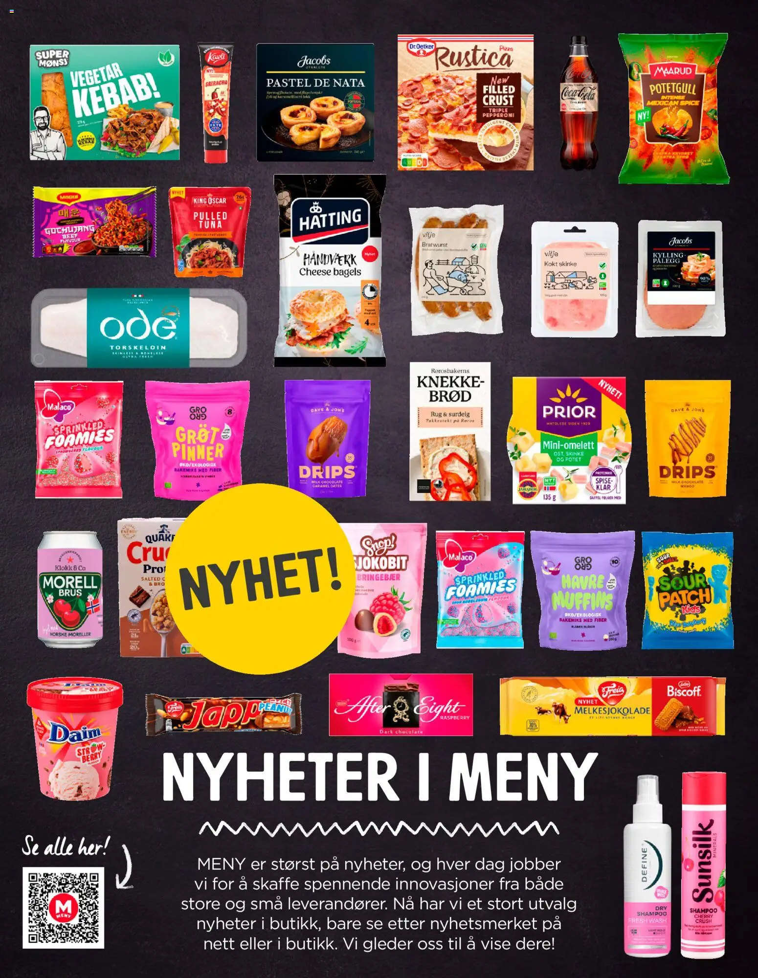 {H1} | Side: 4 | Produkter: Brød, Moreller, Potetgull, Jarlsberg