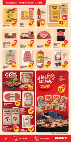 Náhled letáku PÁRKY drůbeží, Párky drůbeží 300 g od 08.07.2026 | Strana: 9