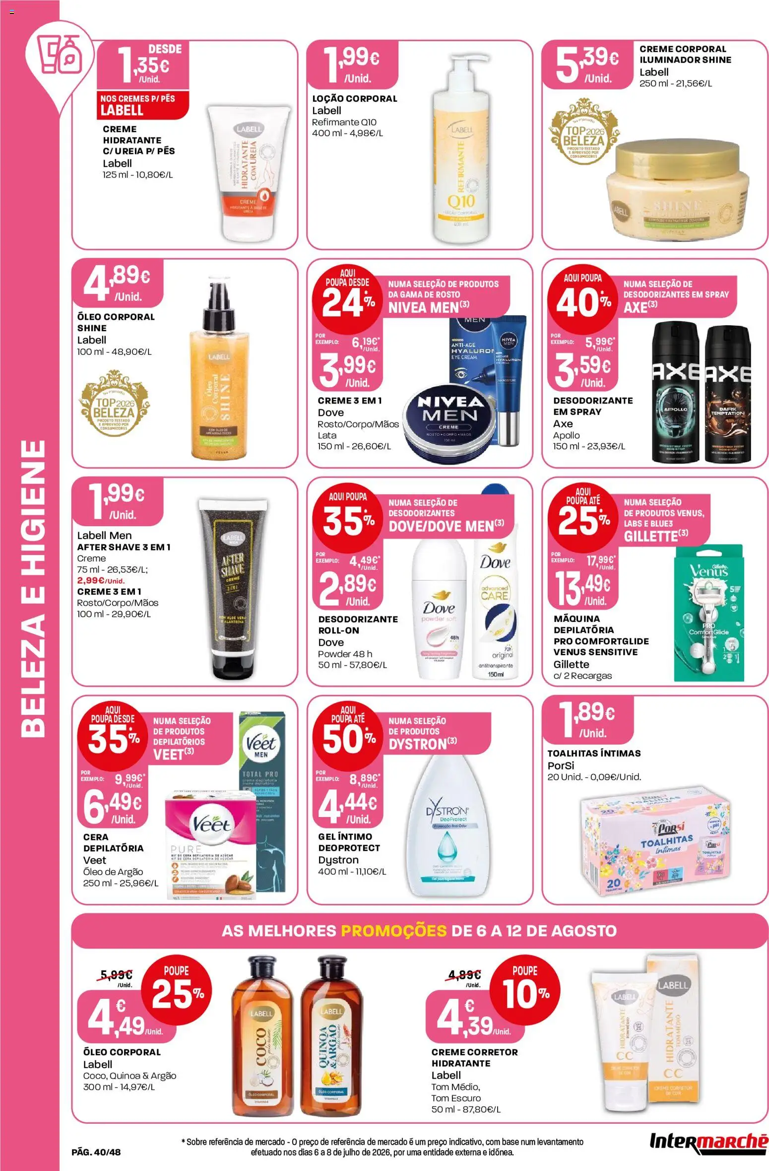 Intermarché folheto │ válido de 06/08/2026 | Página: 40