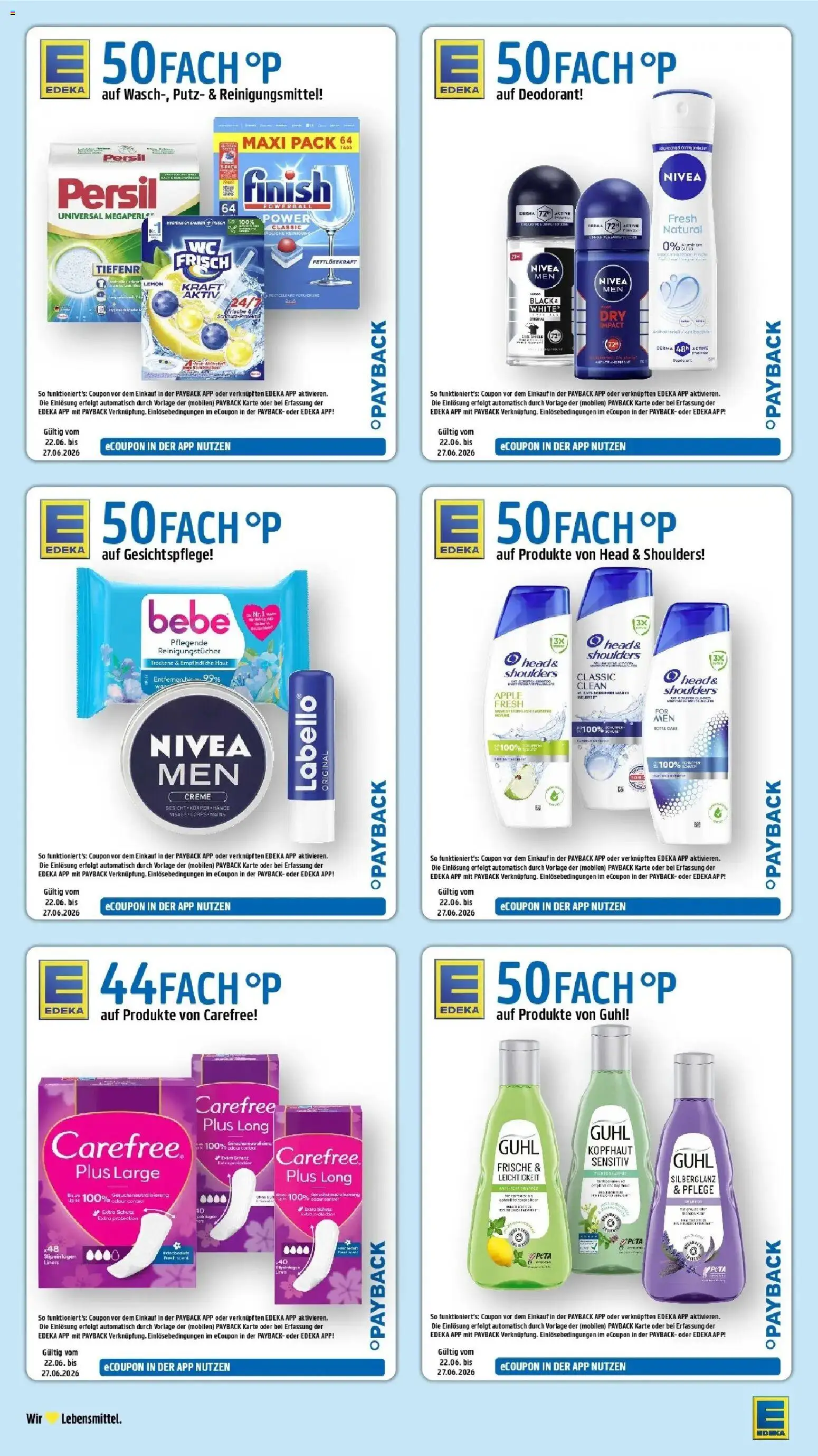 Edeka prospekt Heilbronn – gültig ab 22.06.2026 | Seite: 34 | Produkte: Finish, Apple, Creme, Reinigungstücher