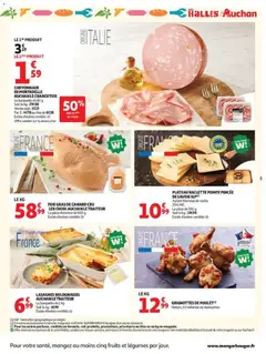 Auchan - Prévisualisation de LASAGNES BOLOGNAISES AUCHAN LE TRAITEUR, La barquette de 1 kg valide à partir de 20/10/2026 | Page: 5