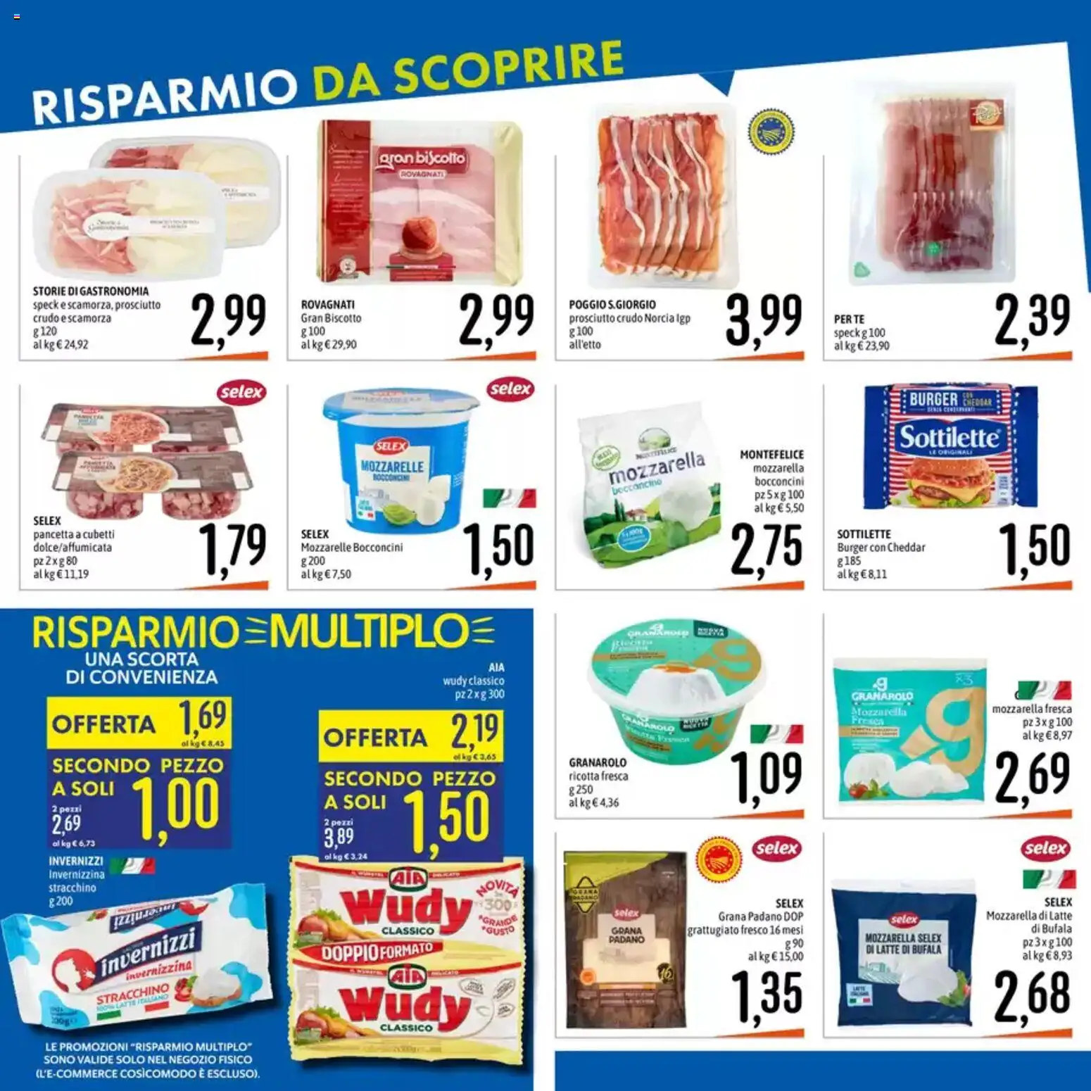 Volantino Emisfero del 14.05.2026 | Pagina: 12 | Prodotti: Prosciutto Crudo, Tè, Latte, Grana Padano
