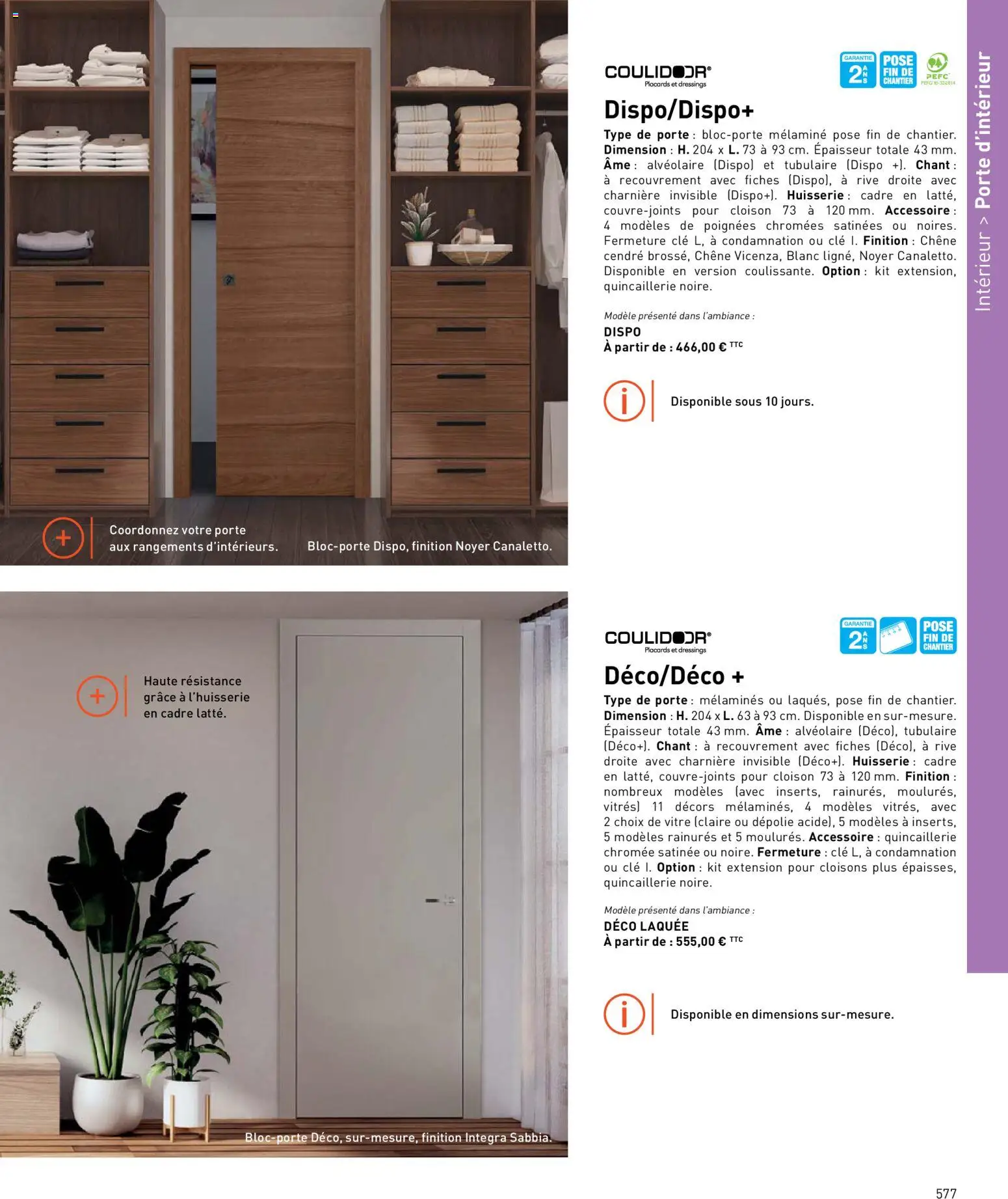 {H1} | Page: 577 | Produits: Clé, Charnière, Porte, Poignées