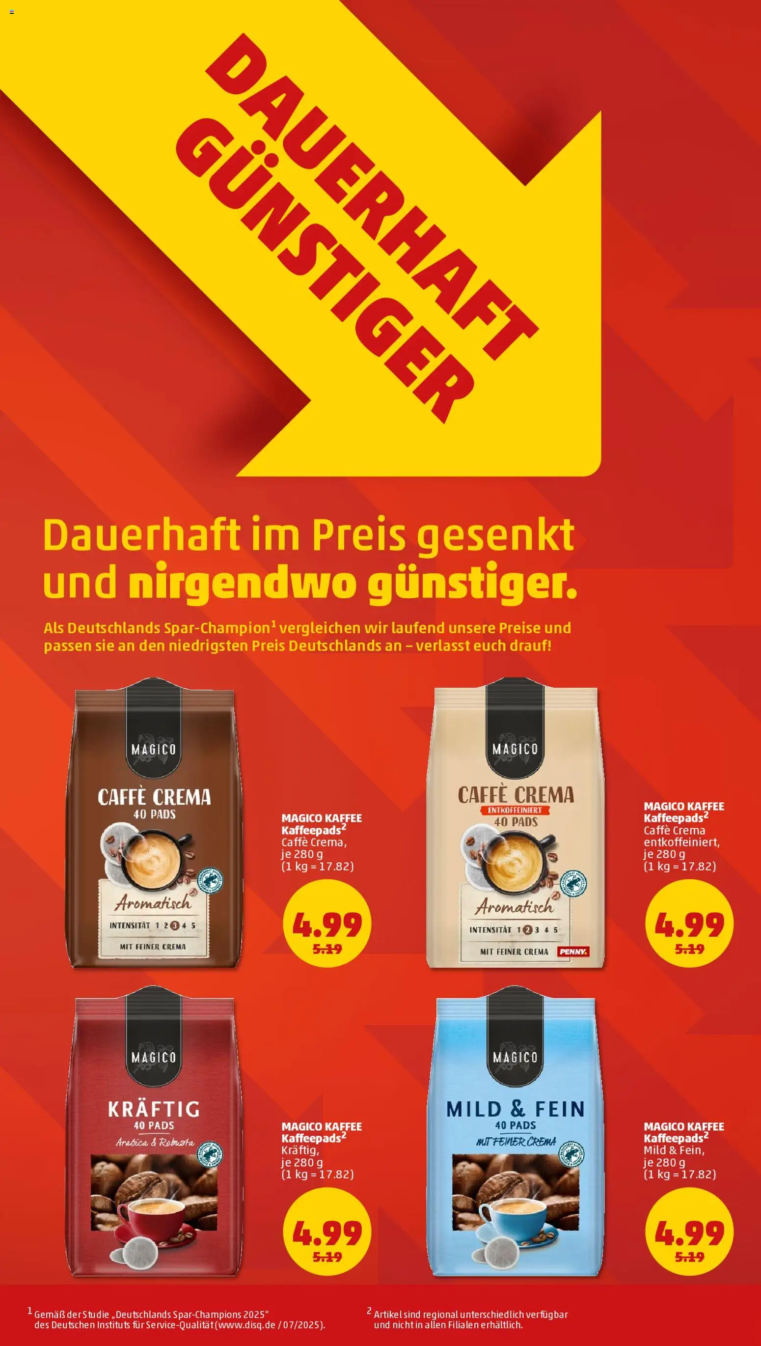 Penny Prospekt 	 – gültig ab 18.05.2026 | Seite: 2 | Produkte: Kaffeepads, Kaffee