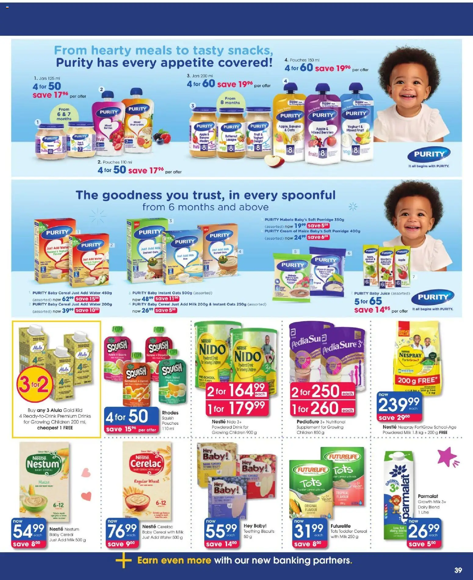 New Clicks catalogue – valid from 22/10/2026 | Page: 39 | Products: Biscuits, Juice, Apples, Cream