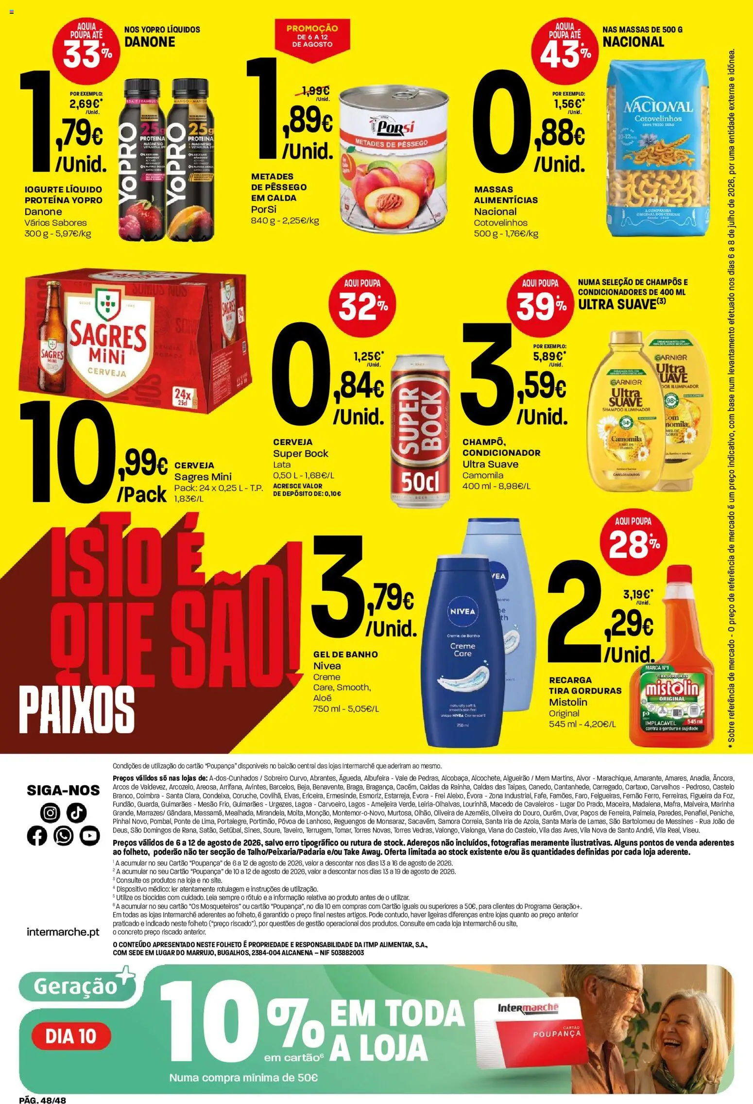 Intermarché folheto │ válido de 06/08/2026 | Página: 48