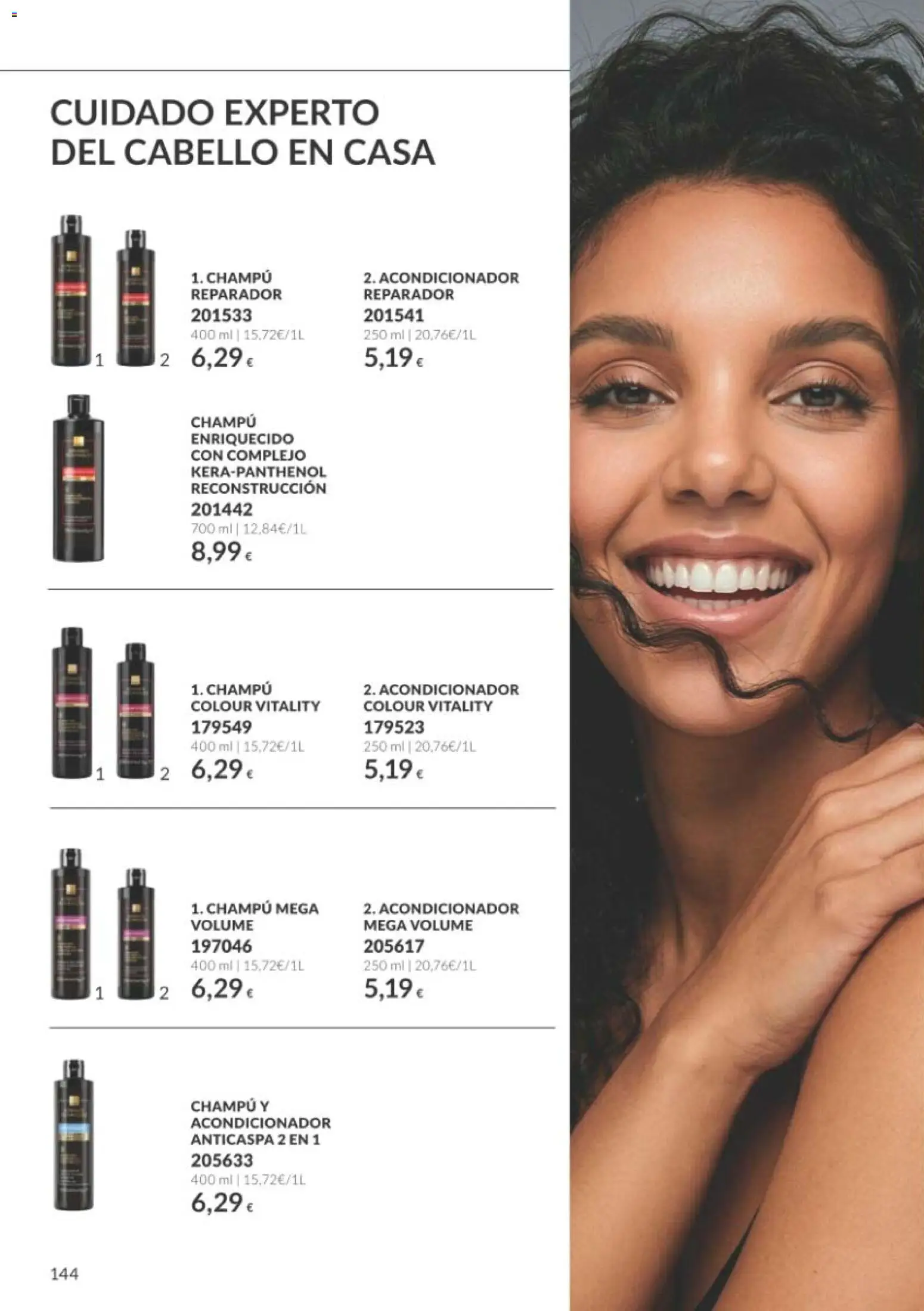 Catálogo AVON Black Friday │ válido desde el 01/11/2026 | Página: 144 | Productos: Champú, Acondicionador