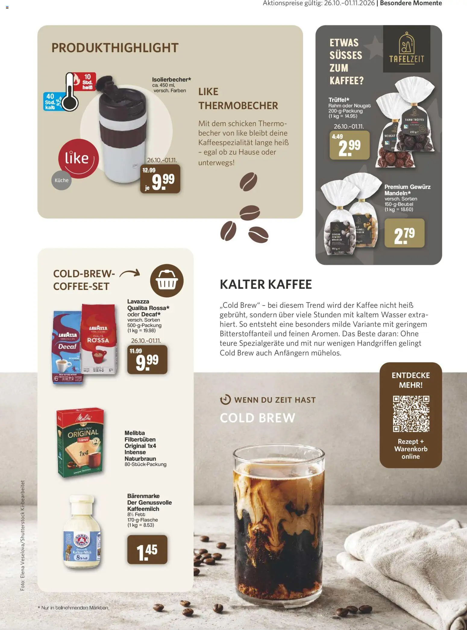 Famila Nordwest myTime November 2026 – gültig ab 26.10.2026 | Seite: 7 | Produkte: Melitta, Kaffee, Küche, Wasser