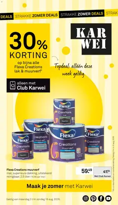 KARWEI folder - Voorbeeld van een folder van KARWEI, geldig van 03-08-2026