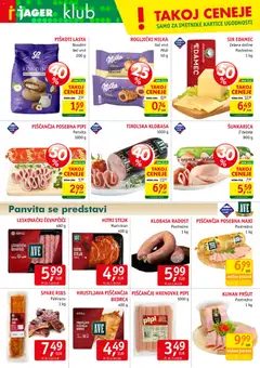 Jager katalog akcije – veljaven od 29.04.2026 | Stran: 4 | Izdelki: Hrenovke, Pršut, Čevapčiči, Sir