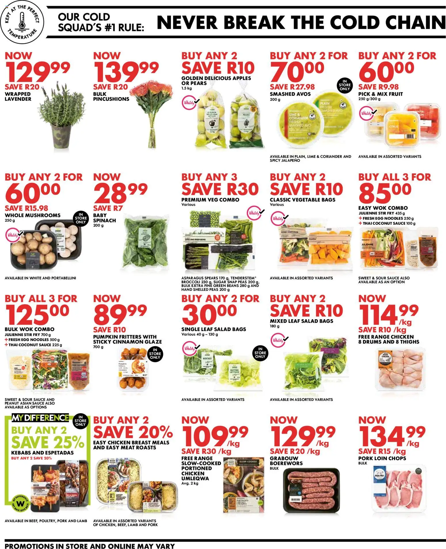 New Woolworths catalogue – valid from 24/08/2026 | Page: 2 | Products: Beans, Chicken, Asparagus, Lime