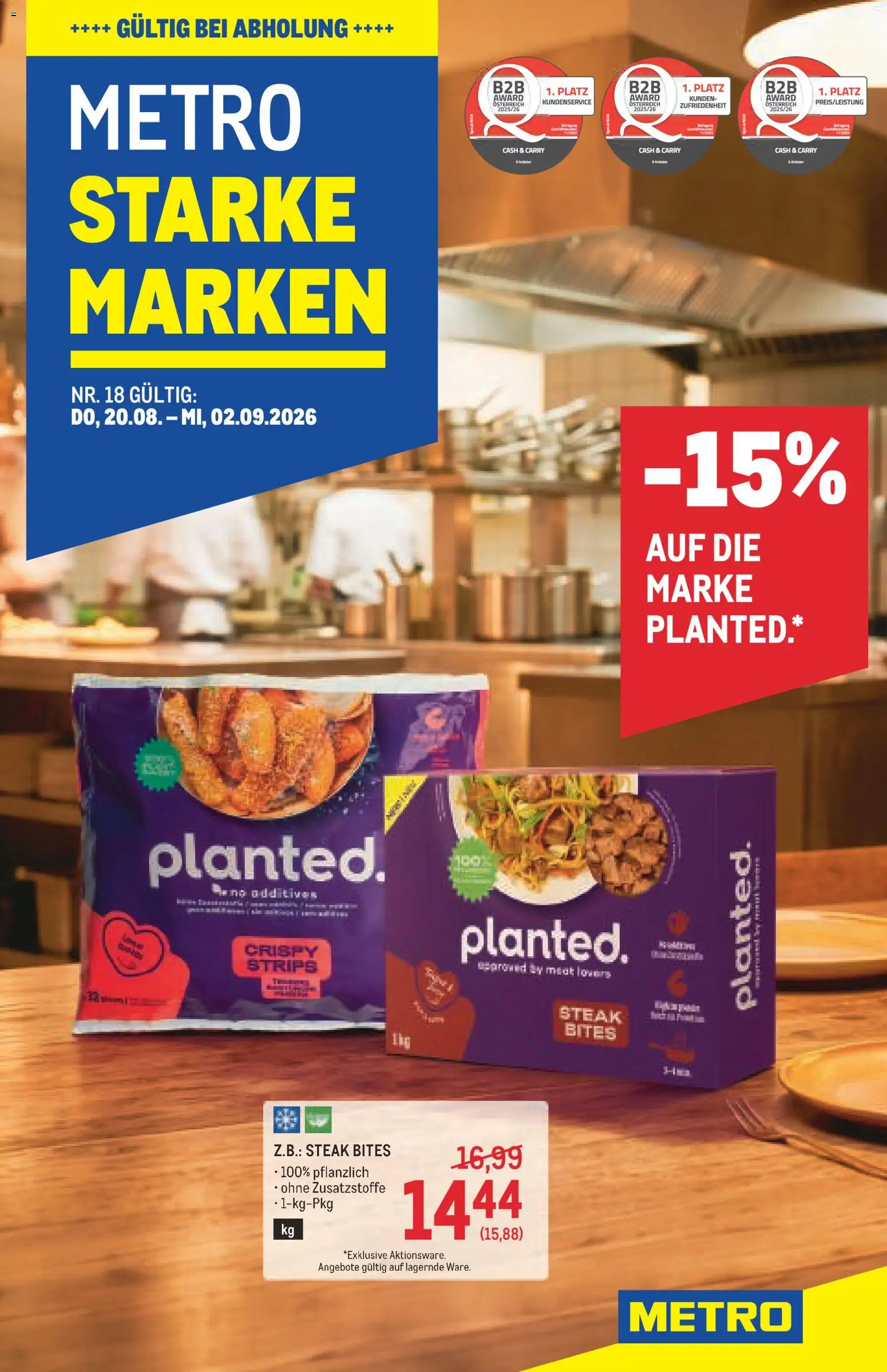 Metro angebote Starke Marken gültig ab 20.08.2026 | Seite: 1