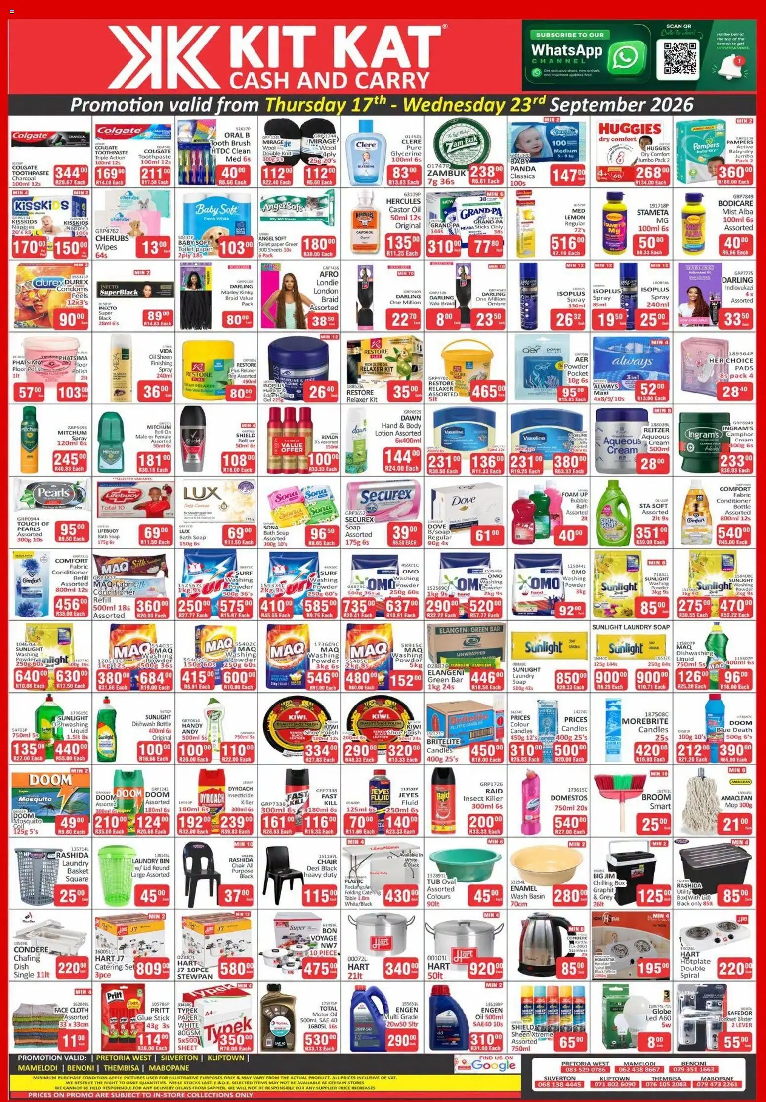 New KIT KAT Cash & Carry catalogue – valid from 17/09/2026 | Page: 3 | Products: Brush, Kiwi, Cream, Soap
