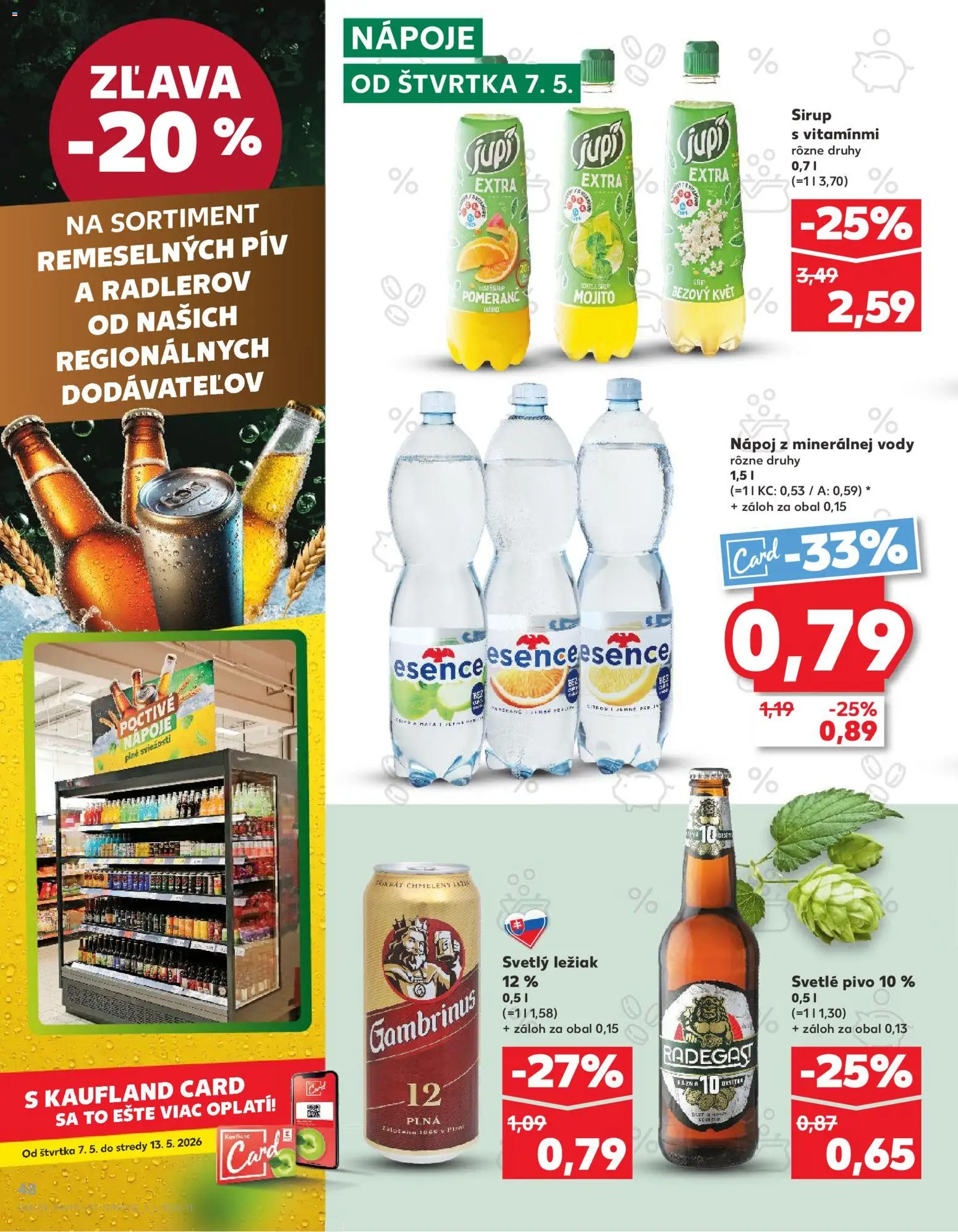 Nové Kaufland akcie – leták je platný od 07.05.2026 | Strana: 48