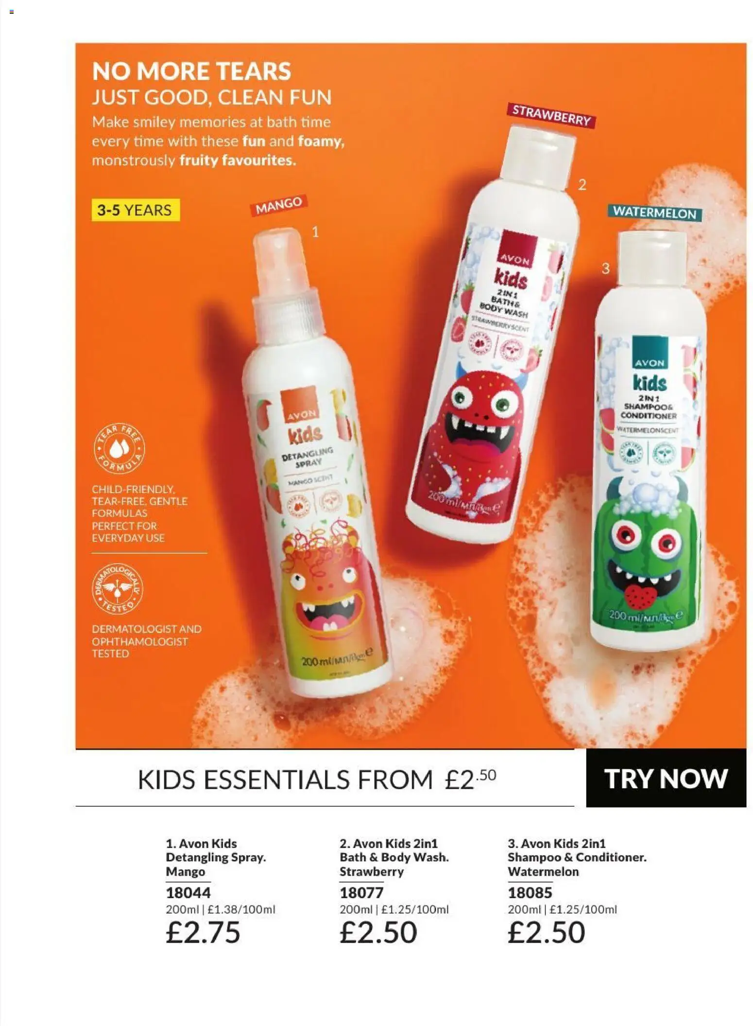 {H1} | Page: 167 | Products: Bath, Shampoo, Conditioner, Watermelon