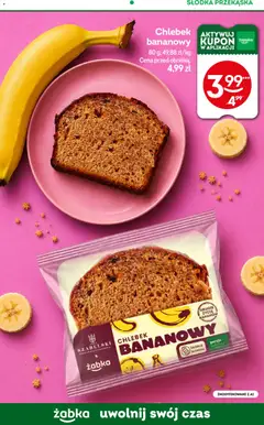 Pogląd oferty "Żabka gazetka" - ważna od 07.10.2026 | Strona: 55 | Produkty: Chlebek bananowy