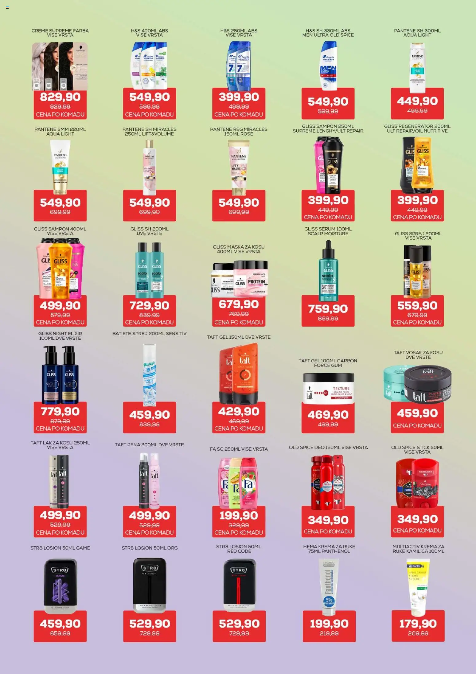 Medius katalog - važi od 20.10.2026 | Strana: 27 | Proizvode: Pantene, Šampon, Maska za kosu, Krema za ruke