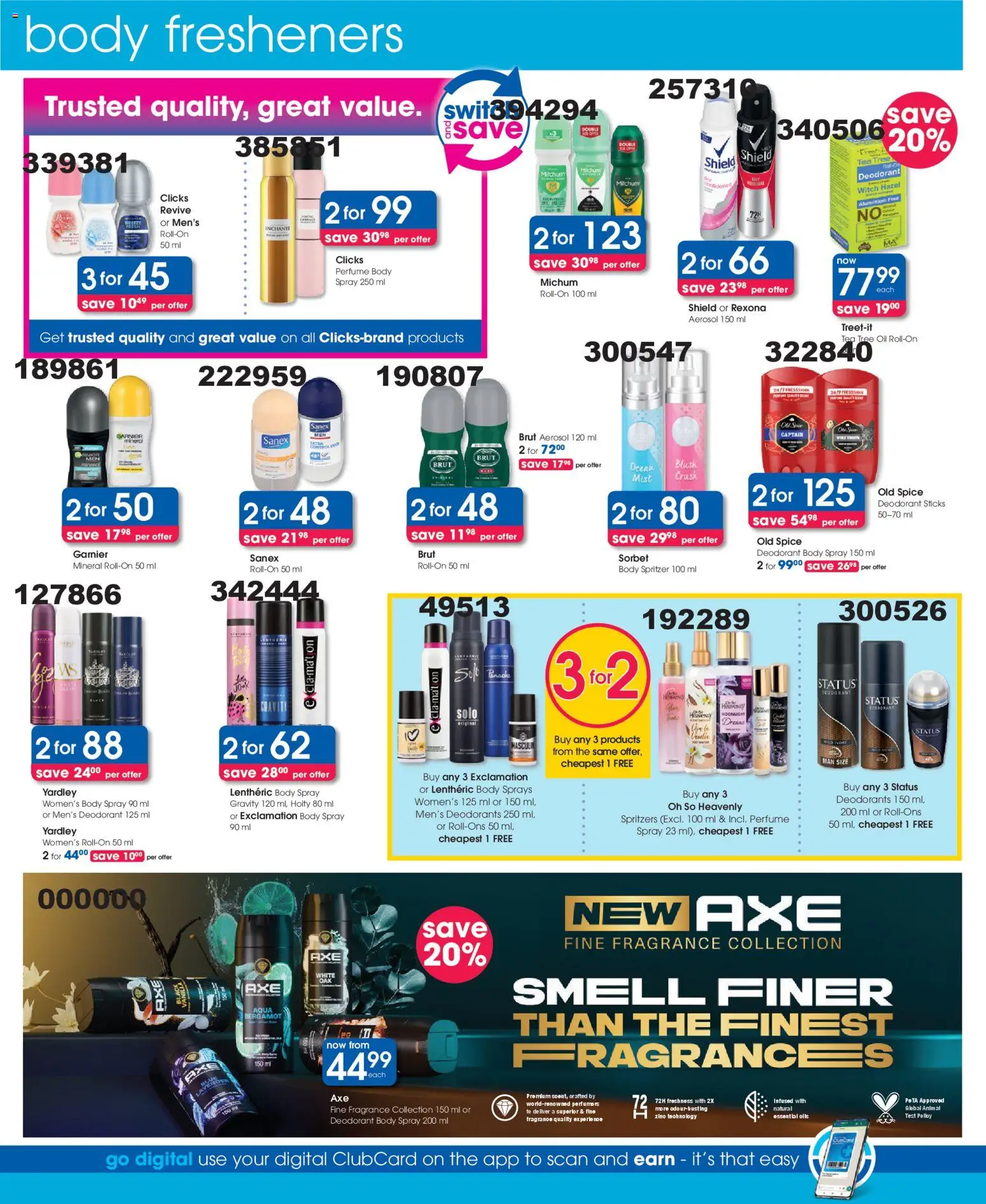 New Clicks catalogue – valid from 09.04.2026 | Page: 14 | Products: Oil, Fragrance, Blush, Tea