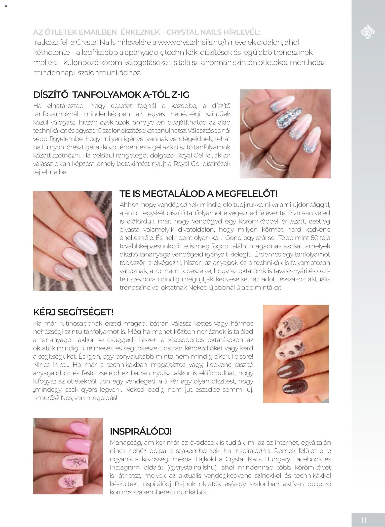 Crystal Nails akciós ujság - amely érvényes a következő dátumtól: 2026.09.08. | Oldal: 11 | Termékek: Gél