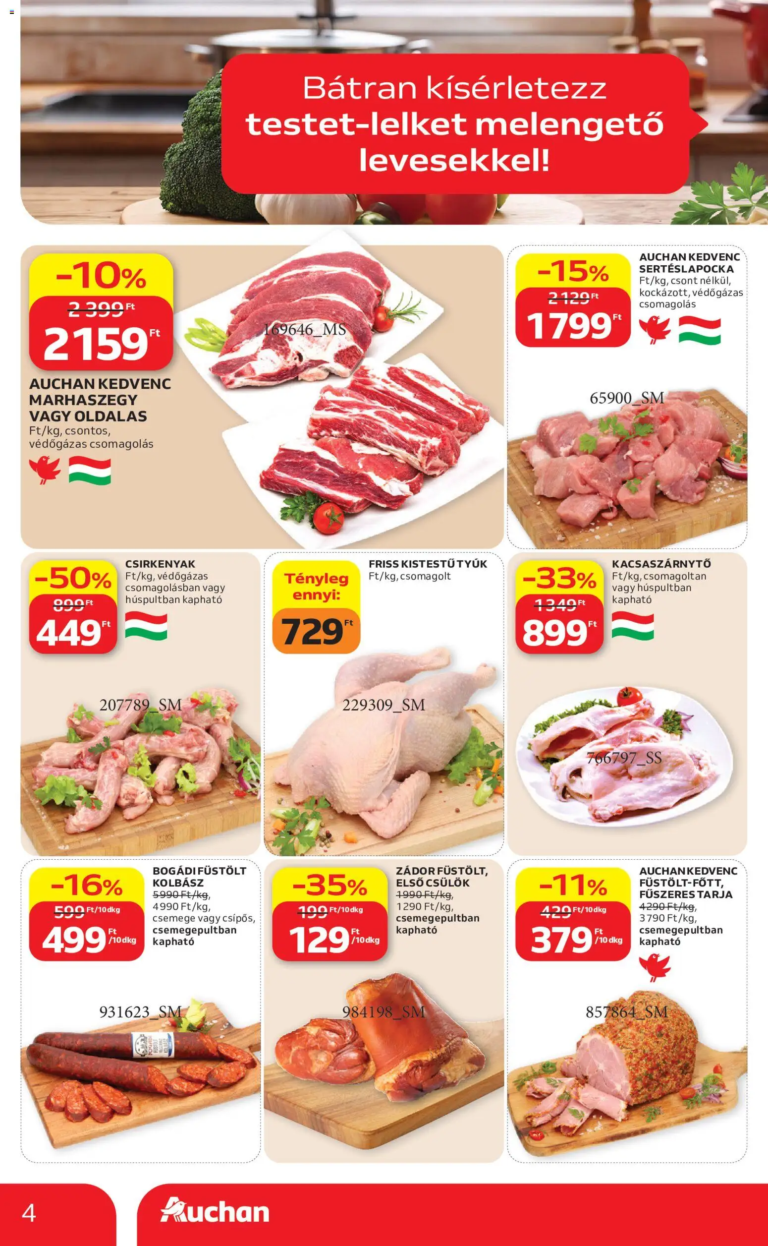 Auchan akciós ujság - amely érvényes a következő dátumtól: 2026.09.24. | Oldal: 4