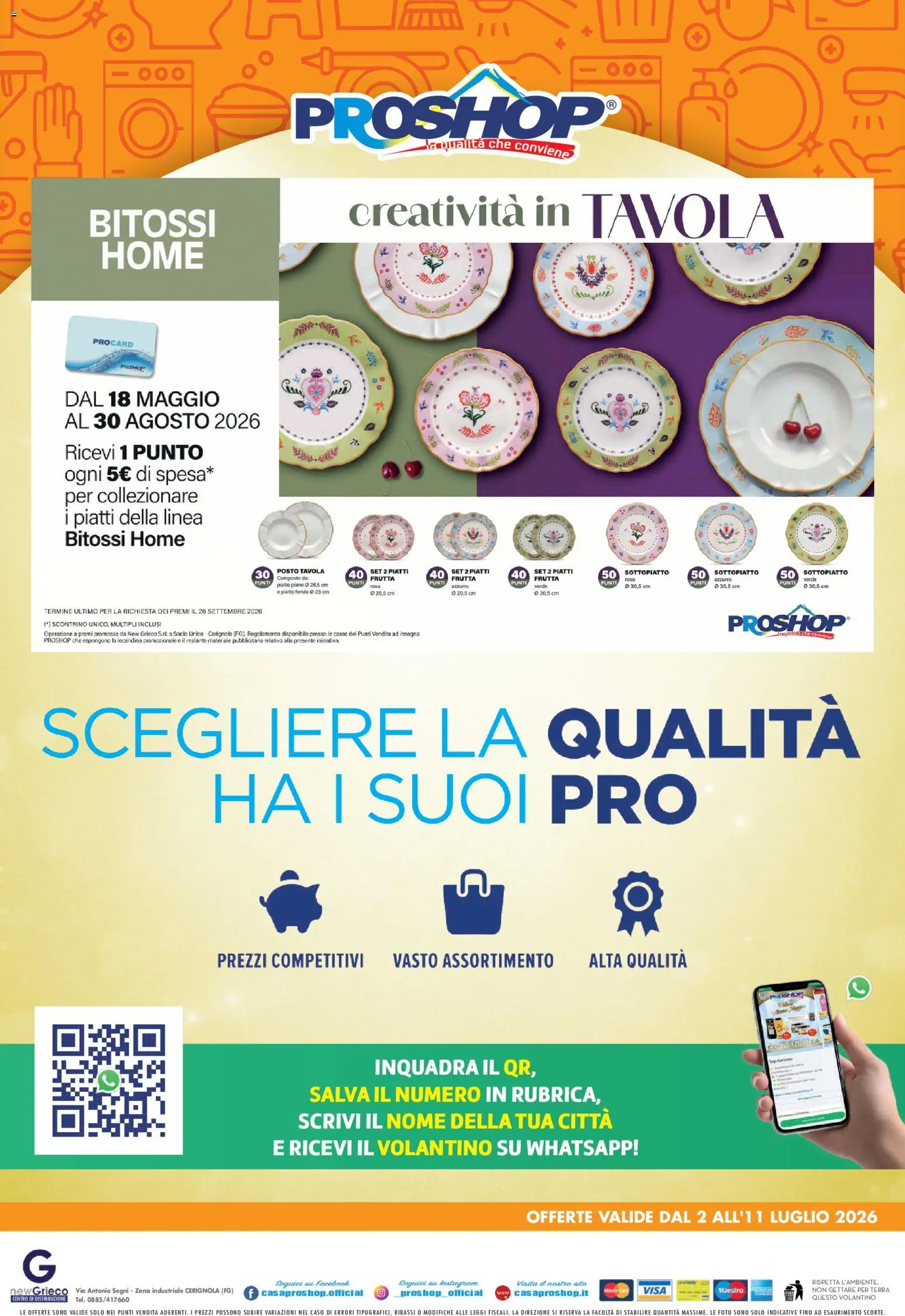 Volantino Proshop del 02/07/2026 | Pagina: 8 | Prodotti: Frutta, Piatto, Terra