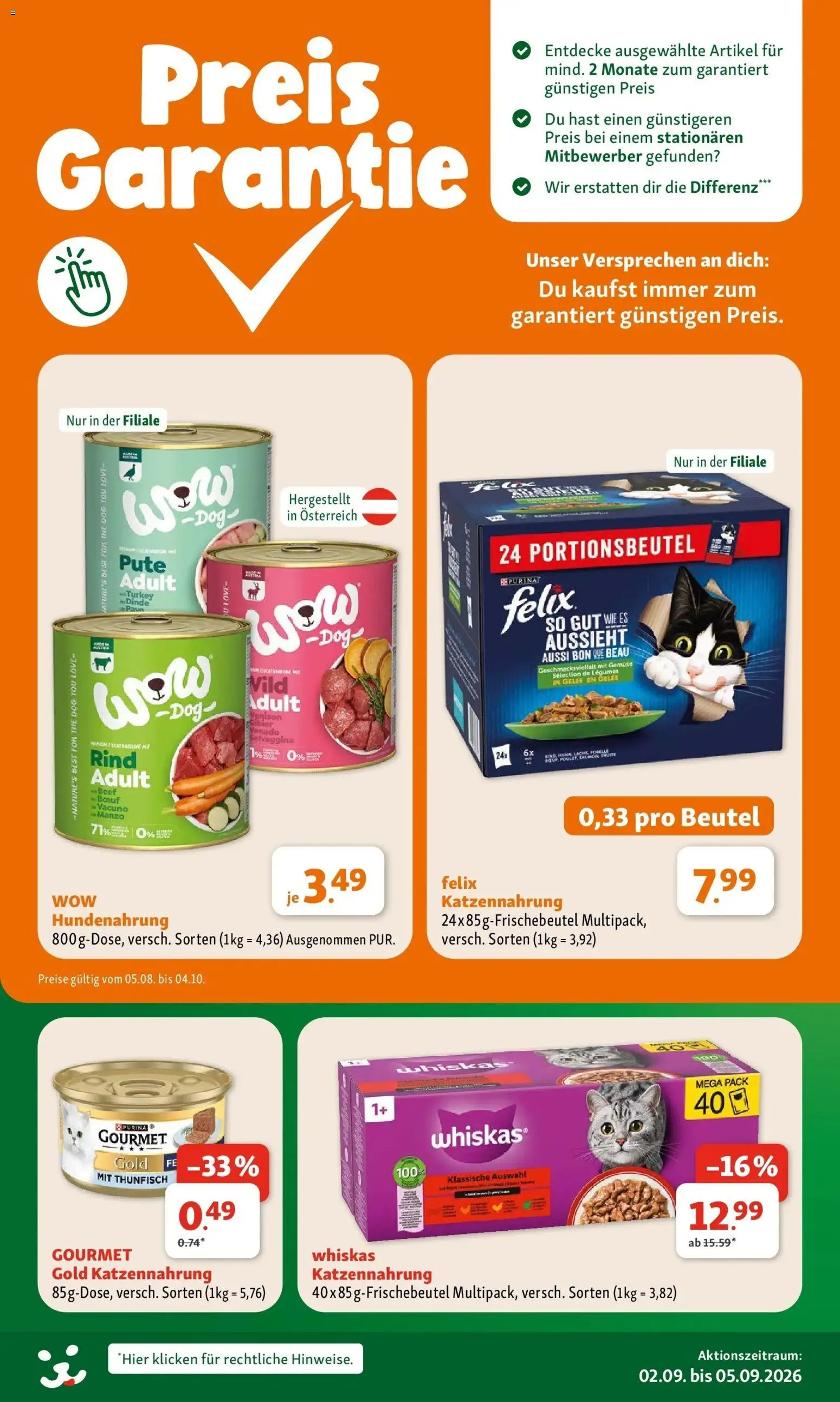 Fressnapf Angebote von 02.09.2026 - Aktuelle Angebote | Seite: 3 | Produkte: Gemüse