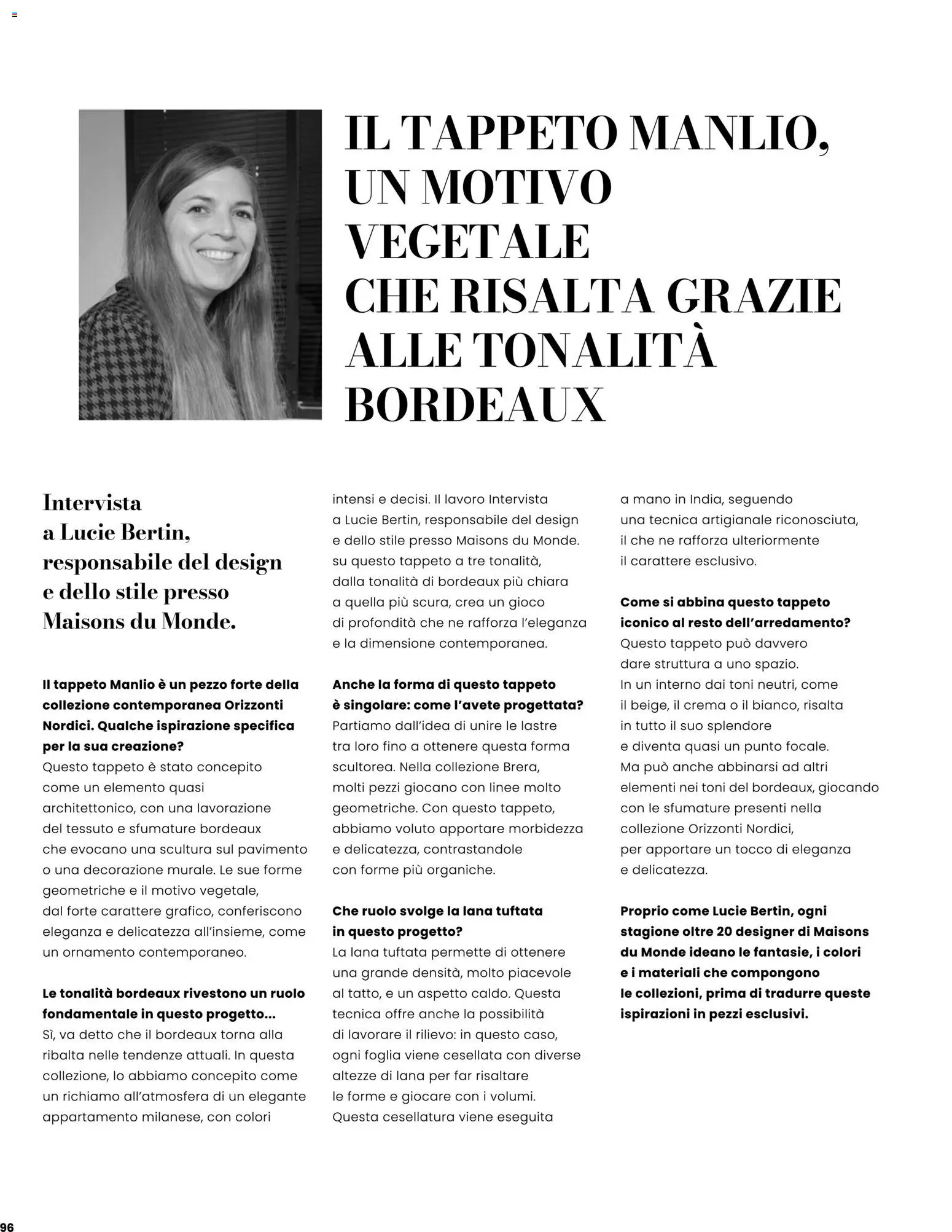 Volantino Maisons du Monde del 23/09/2026 | Pagina: 96 | Prodotti: Pavimento, Gioco, Tappeto, Decorazione