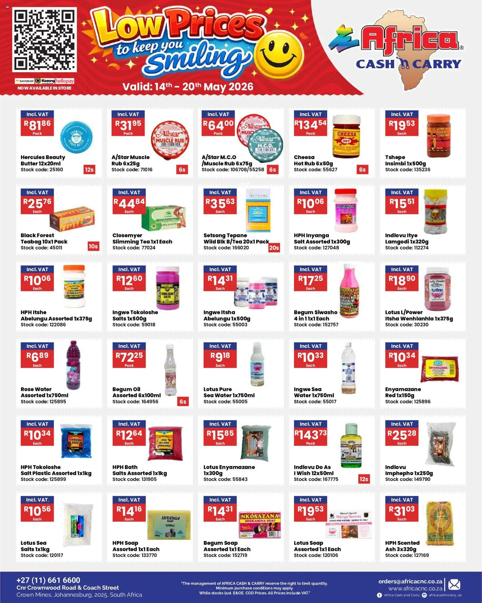 New Africa Cash & Carry catalogue – valid from 14.05.2026 | Page: 14