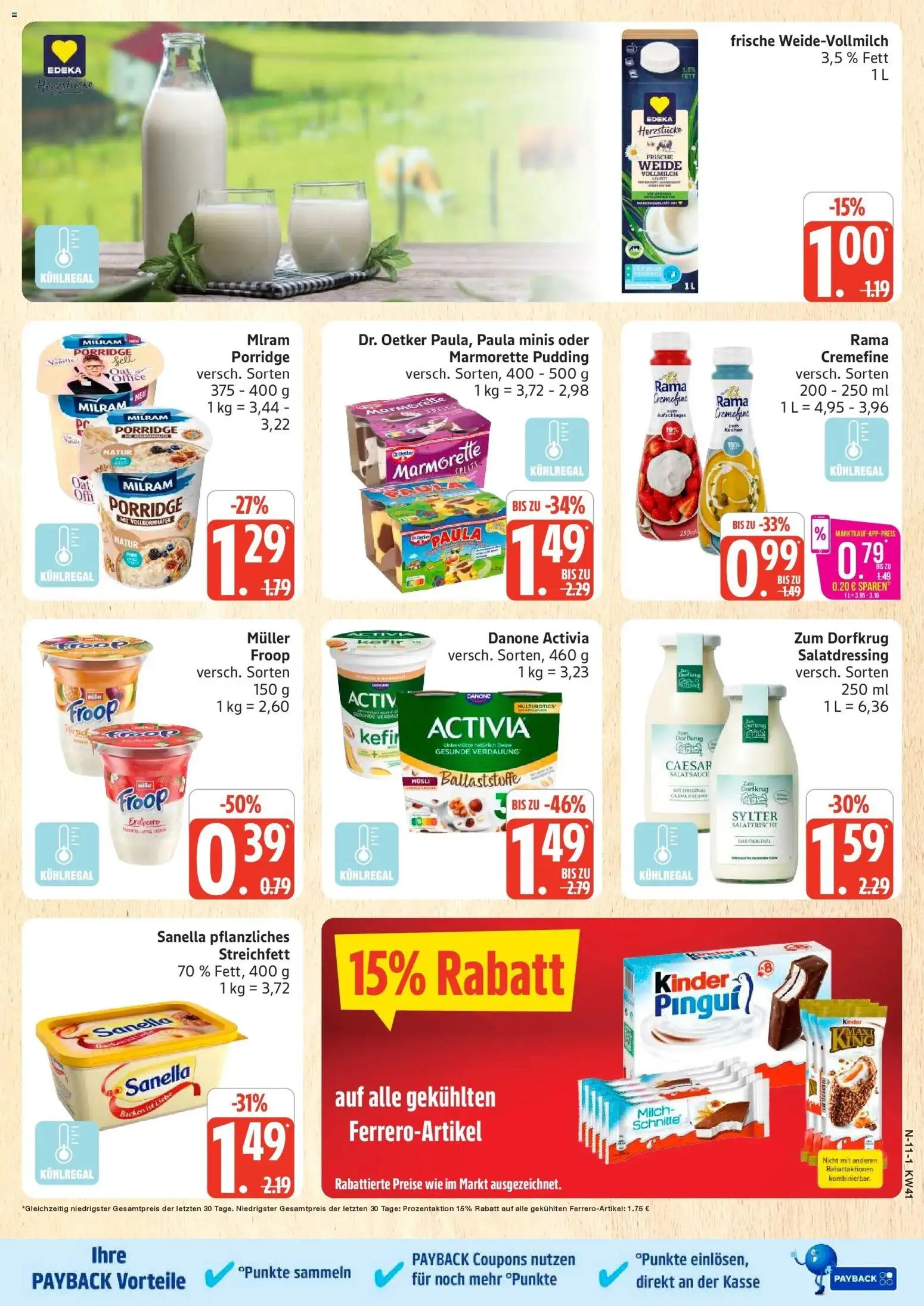 Marktkauf Prospekt Buxtehude (ab 05.10.2026) » Angebote online | Seite: 11 | Produkte: Musli, Froop, Rama, Milch