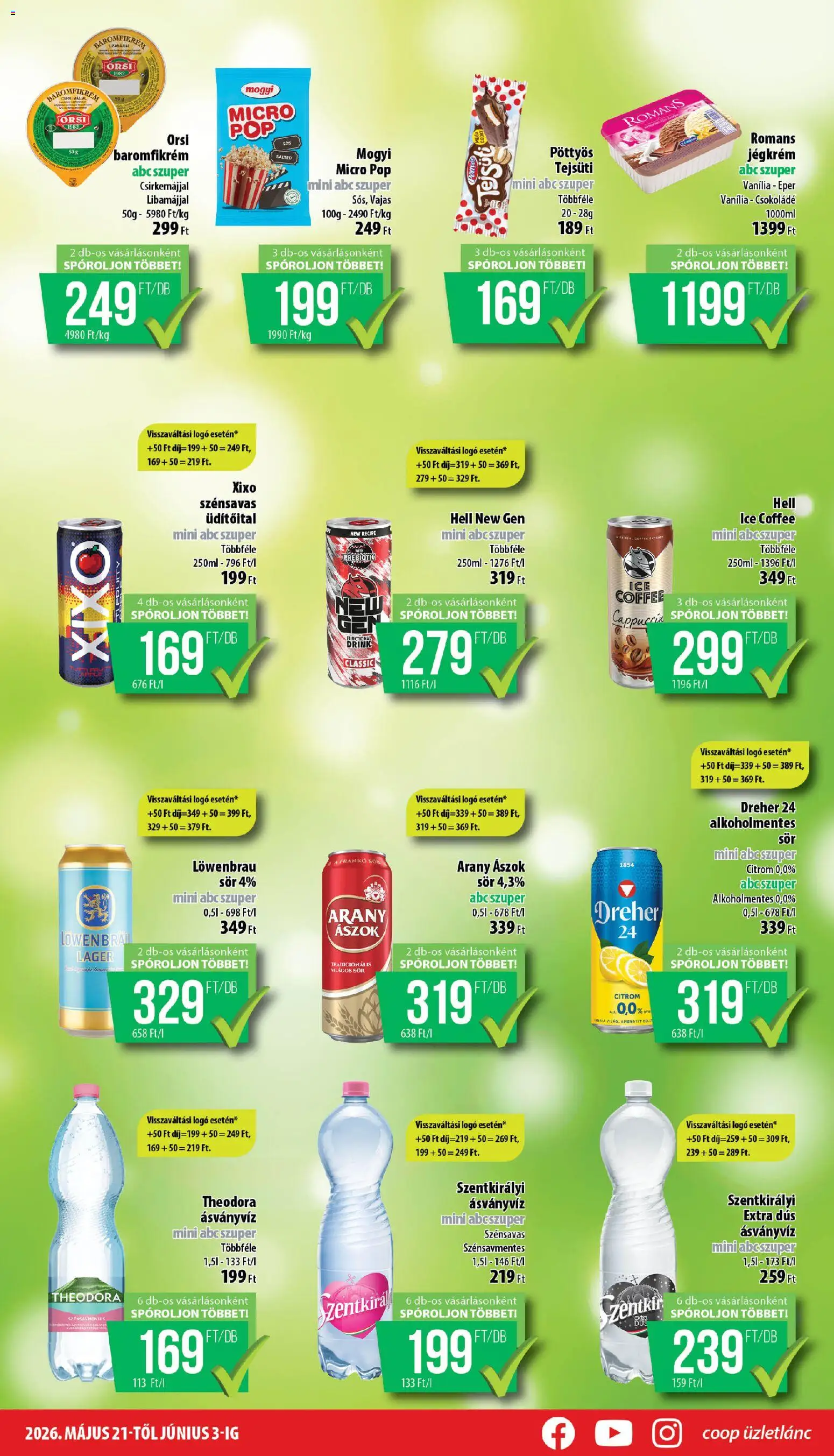 COOP akciós ujság - amely érvényes a következő dátumtól: 21.05.2026 | Oldal: 8