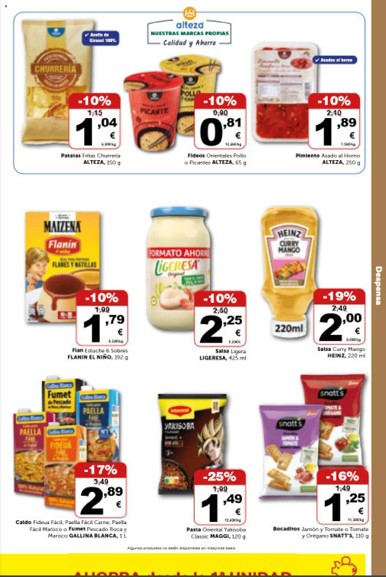 Masymas folleto │ válido desde el 18/09/2026 | Página: 13 | Productos: Pescado, Fideos, Horno, Patatas fritas