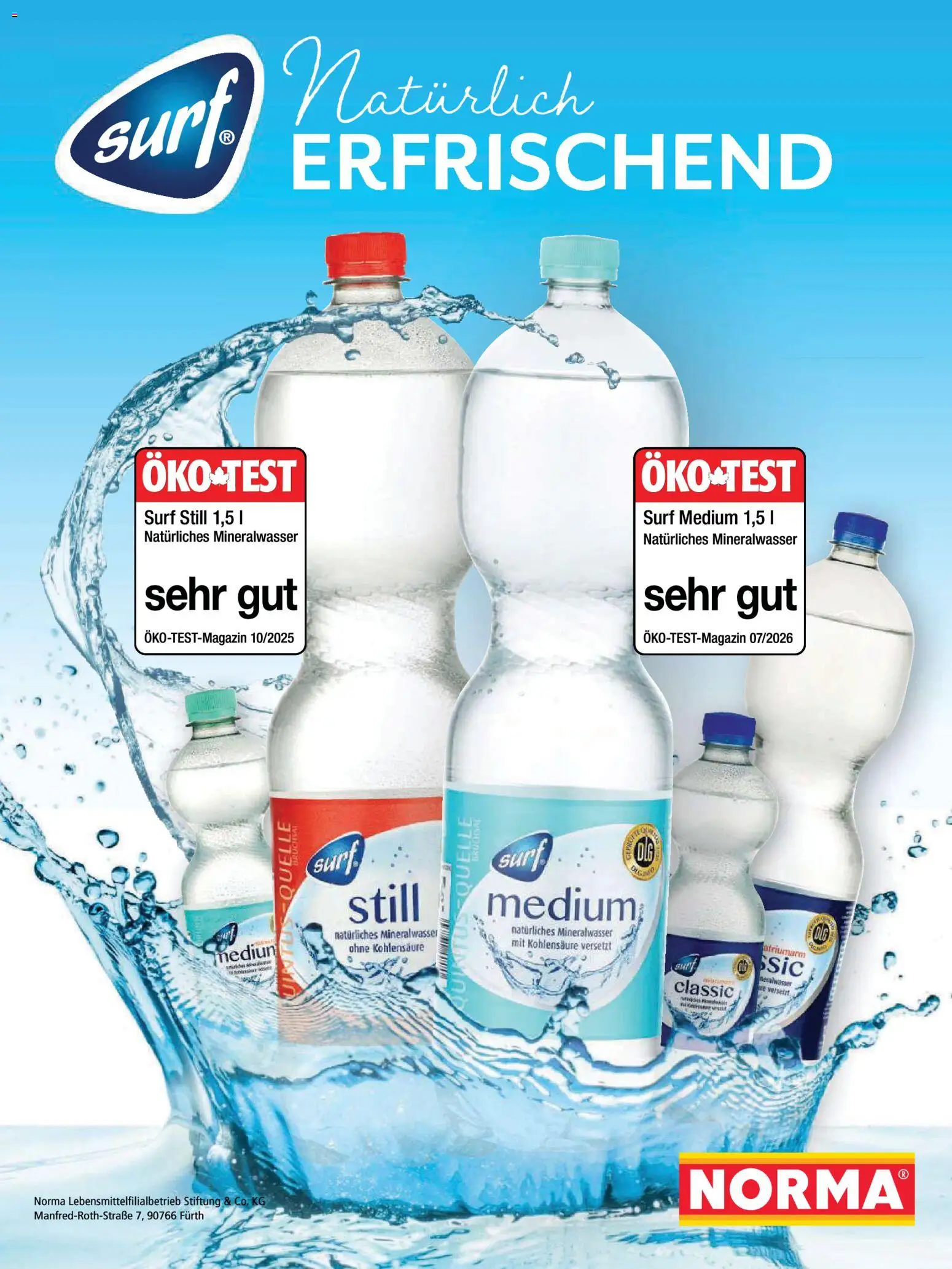 Norma Prospekt – gültig ab 10.08.2026 | Seite: 25 | Produkte: Mineralwasser