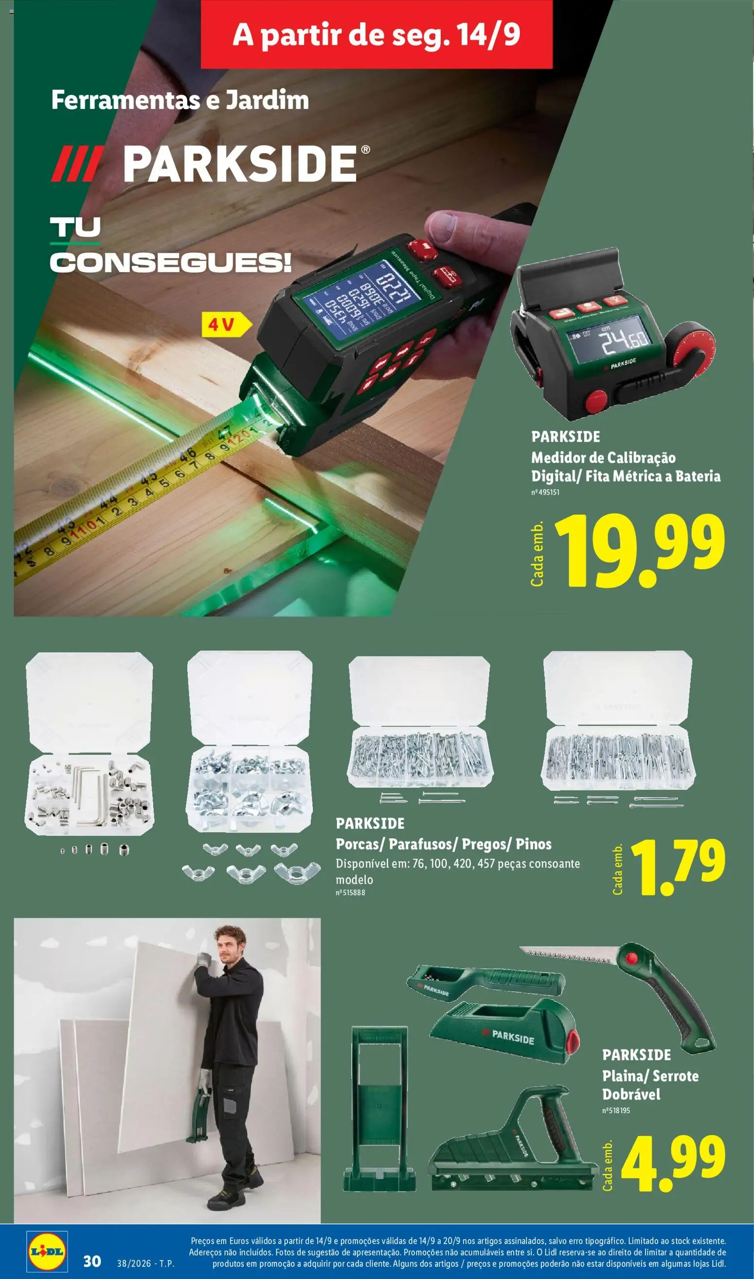 Lidl folheto │ válido de 14/09/2026 | Página: 30 | Produtos: Ferramentas, Bateria