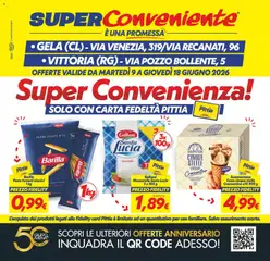 Anteprima del volantino SuperConveniente volantino Gela, Vittoria valido a partire dal 09.06.2026