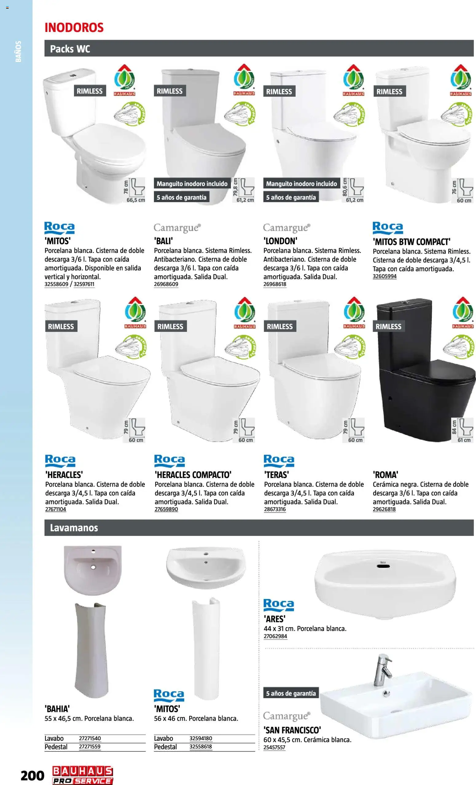 Bauhaus ProService │ válido desde el 11/05/2026 | Página: 200 | Productos: Lavabo