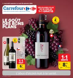 Carrefour market Foire aux vins - Voorbeeld van een folder van Carrefour market, geldig van 09/09/2026